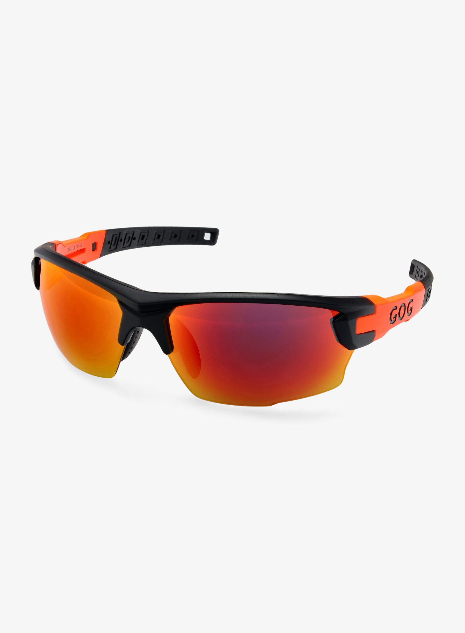 Očala za kolesarjenje GOG Steno - black/orange/poly.red