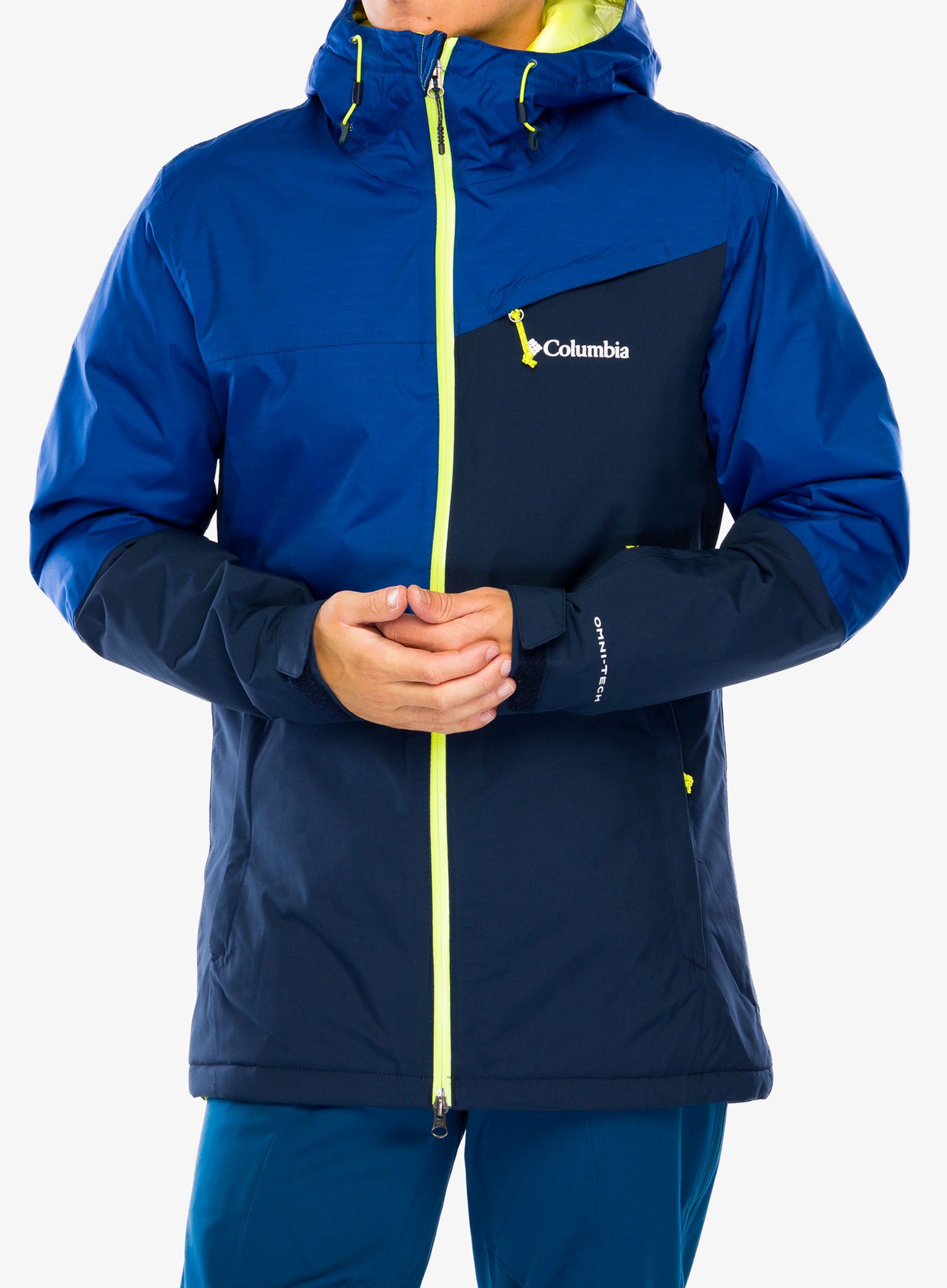Smučarska jakna Columbia Iceberg Point II Jacket - collegiate navy/mountain blue