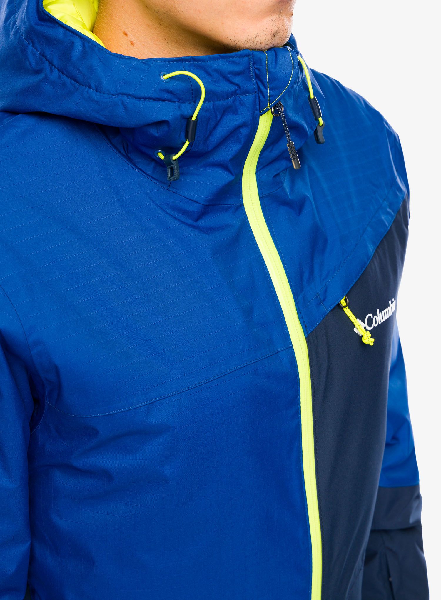 Smučarska jakna Columbia Iceberg Point II Jacket - collegiate navy/mountain blue