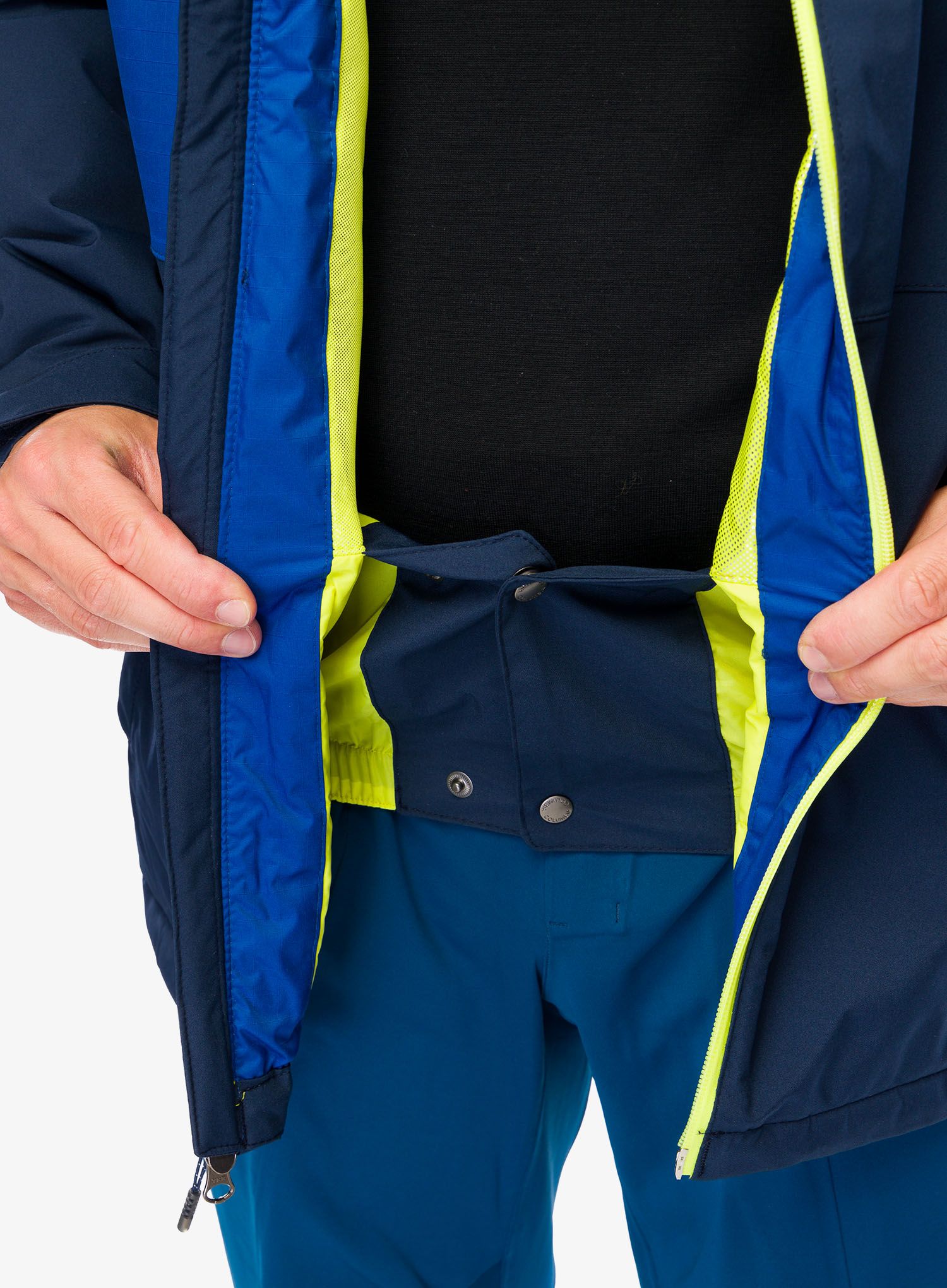 Smučarska jakna Columbia Iceberg Point II Jacket - collegiate navy/mountain blue