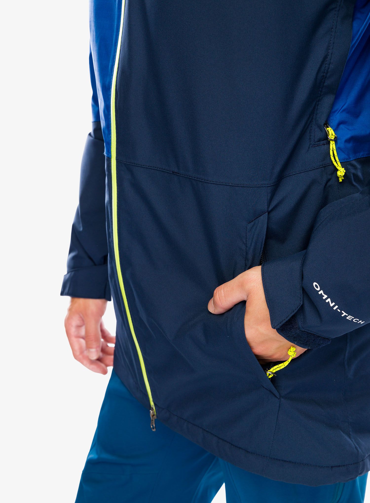 Smučarska jakna Columbia Iceberg Point II Jacket - collegiate navy/mountain blue