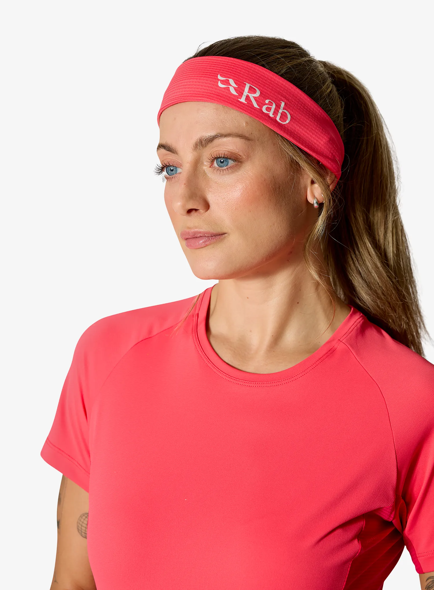 Tekaški naglavni trak Rab Talus Headband - hibiscus