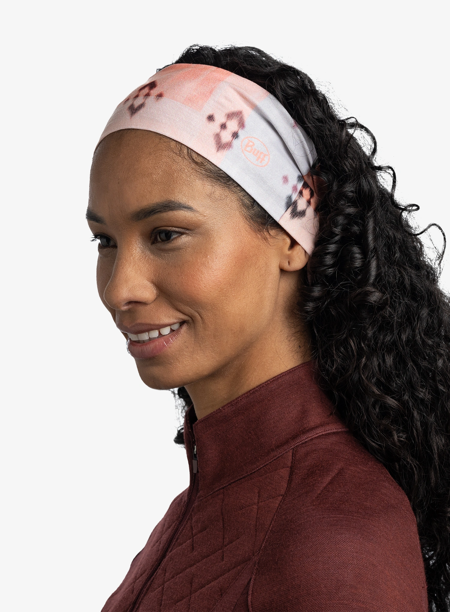 Naglavni trak Buff Thermonet Headband - atnet rose pink