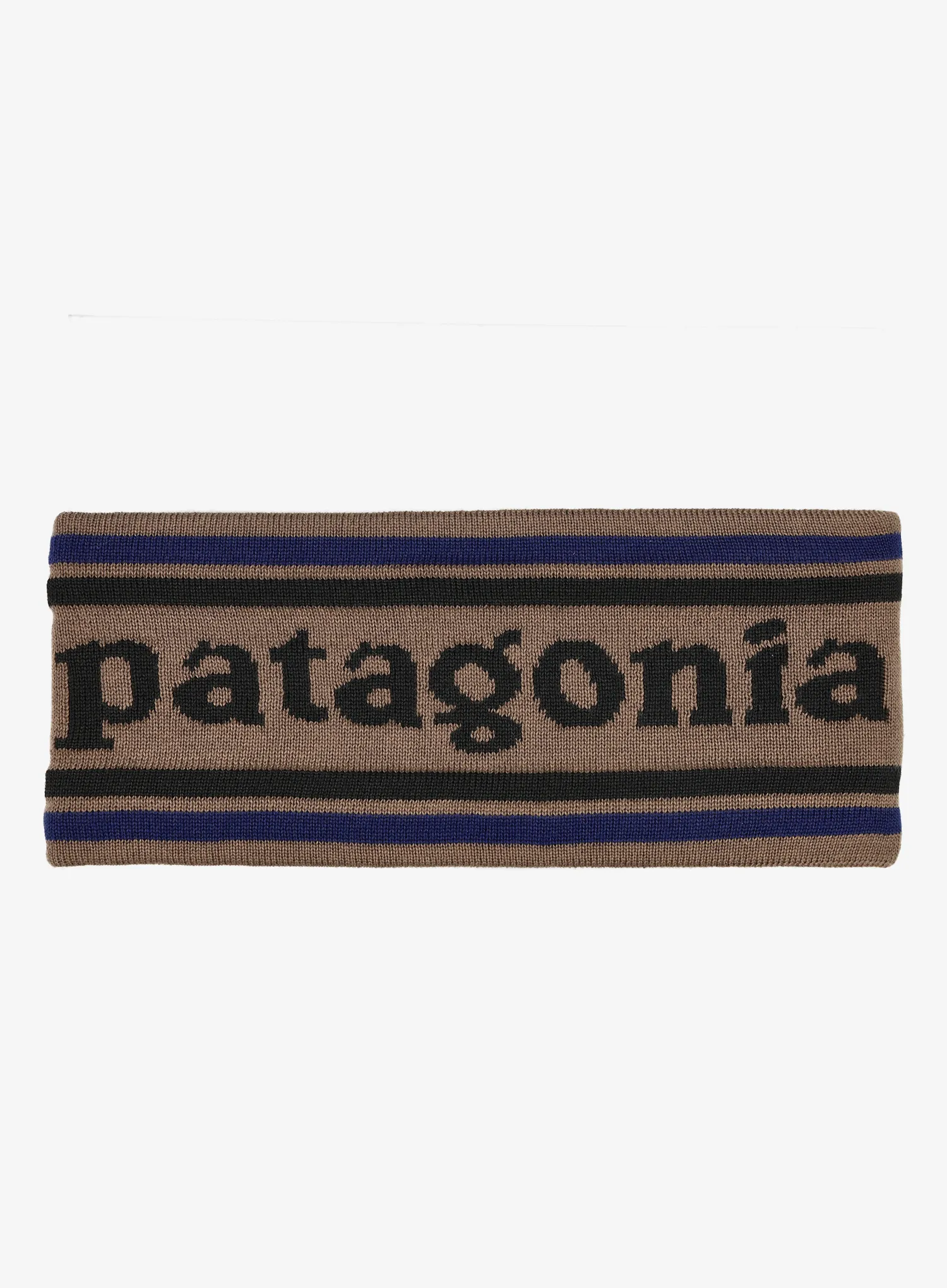 Naglavni trak Patagonia Powder Town Headband - park stripe/marlow brown