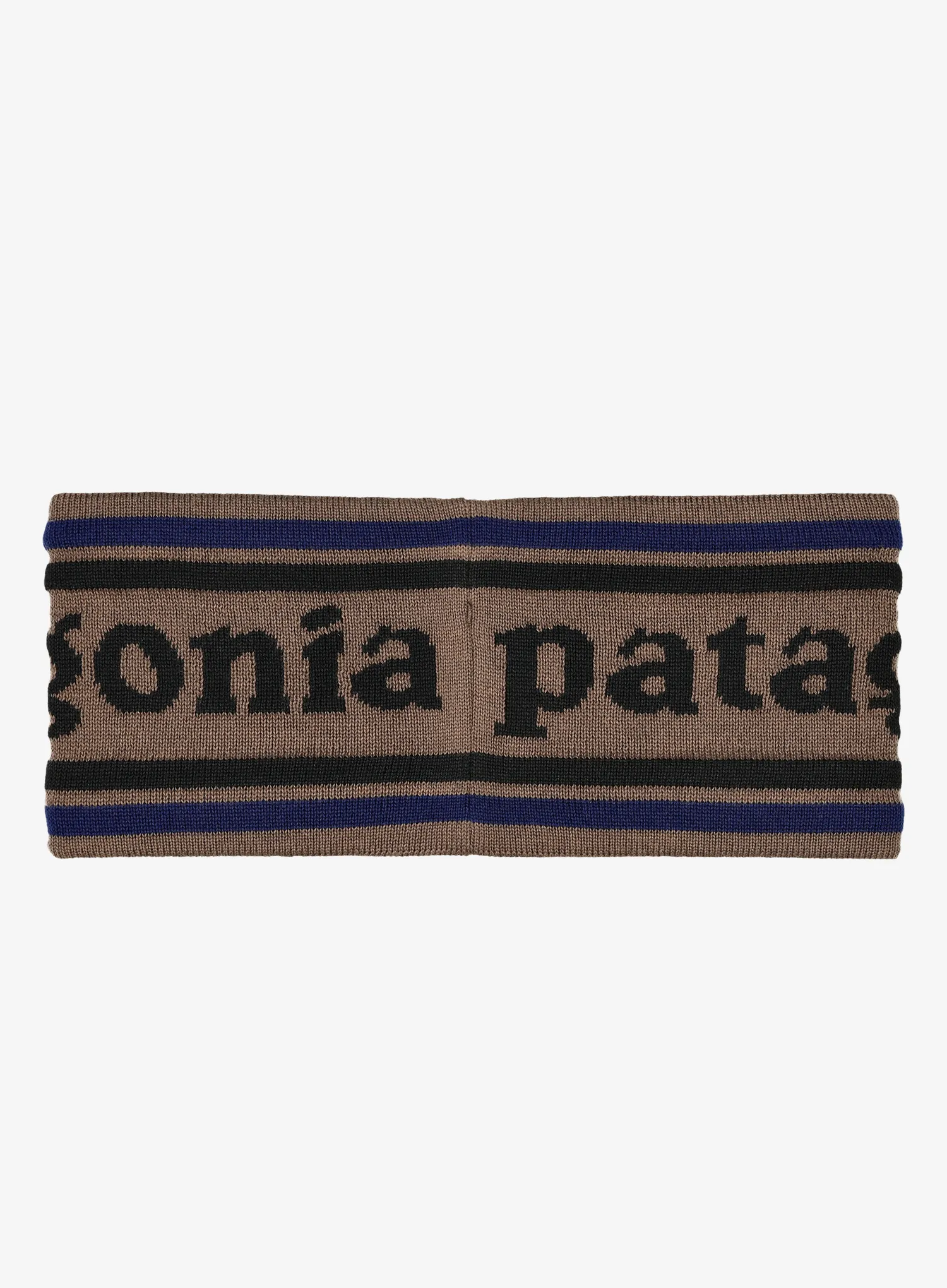 Naglavni trak Patagonia Powder Town Headband - park stripe/marlow brown