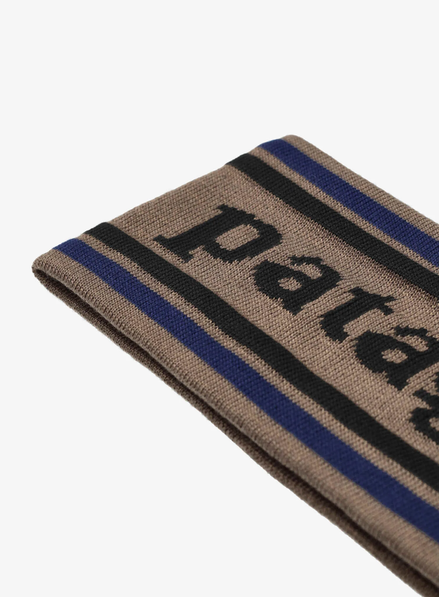 Naglavni trak Patagonia Powder Town Headband - park stripe/marlow brown