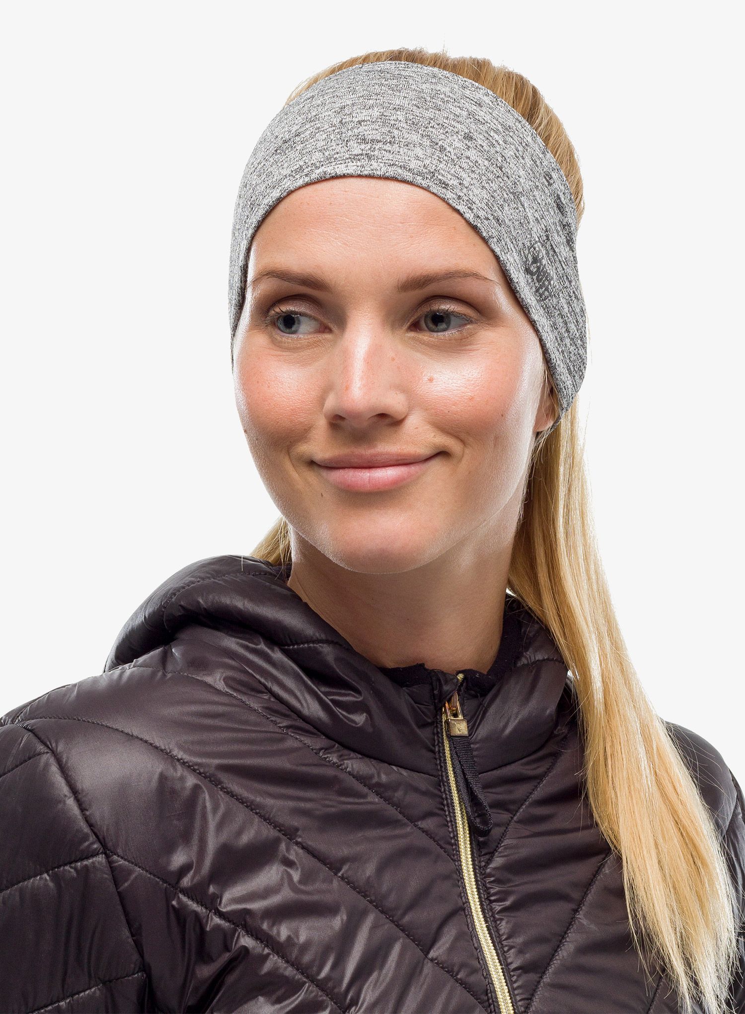 Športni naglavni trak Buff Dryflx Headband - r-light grey