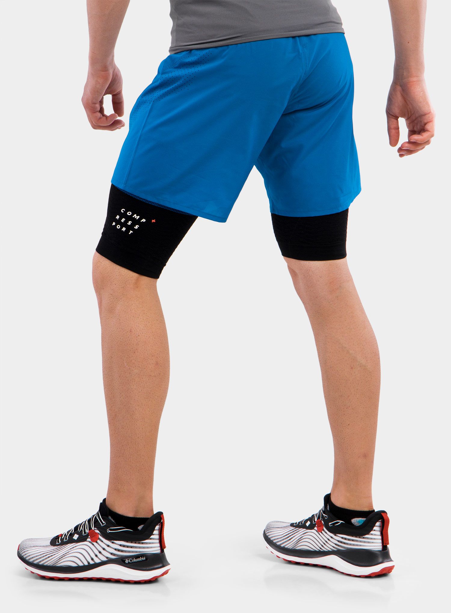 Kompresijski trakovi Compressport Under Control Quad - black