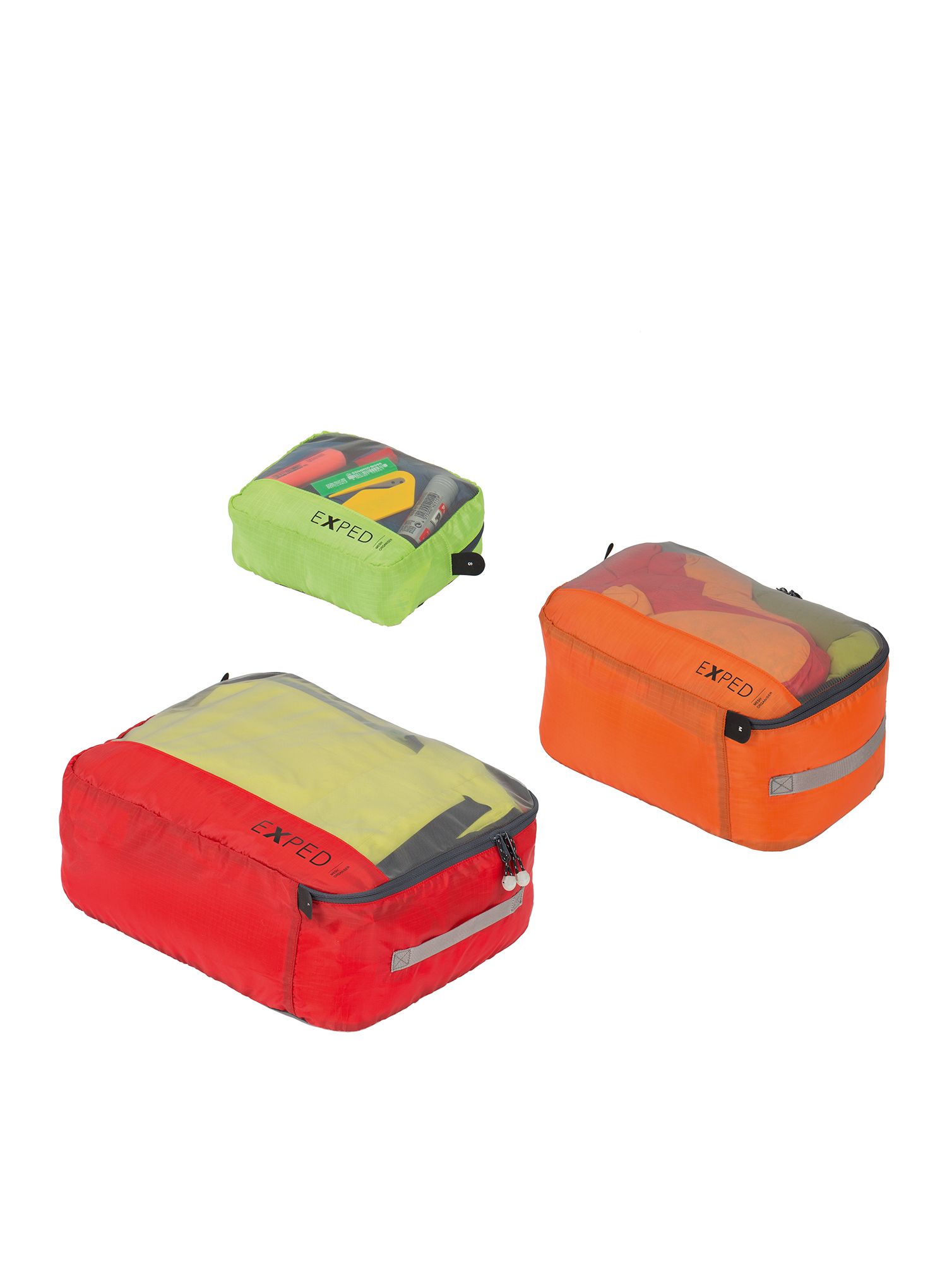 Potovalni organizator Exped Mesh Organiser UL S - lime