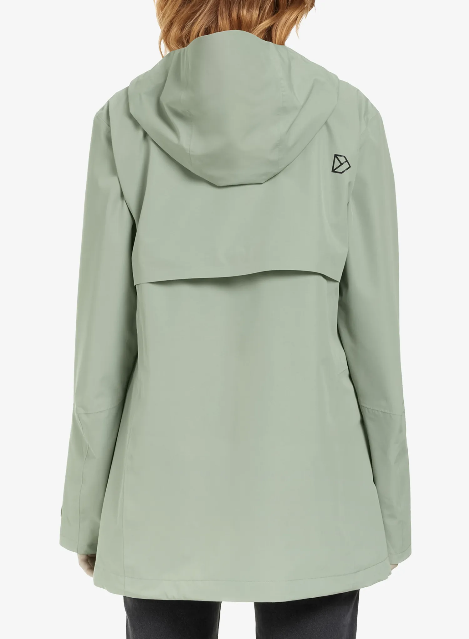 Ženska nepremočljiva jakna Didriksons Tone Parka - wilted leaf