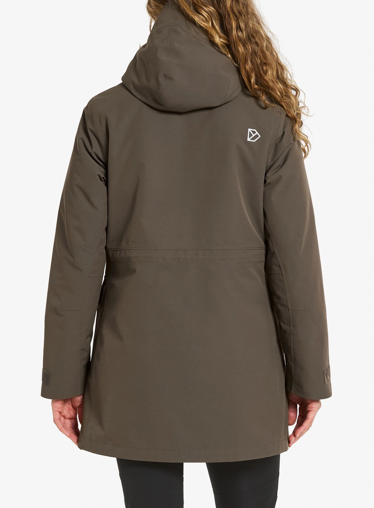 Ženska zimska jakna Didriksons Harriet Parka - mocha brown