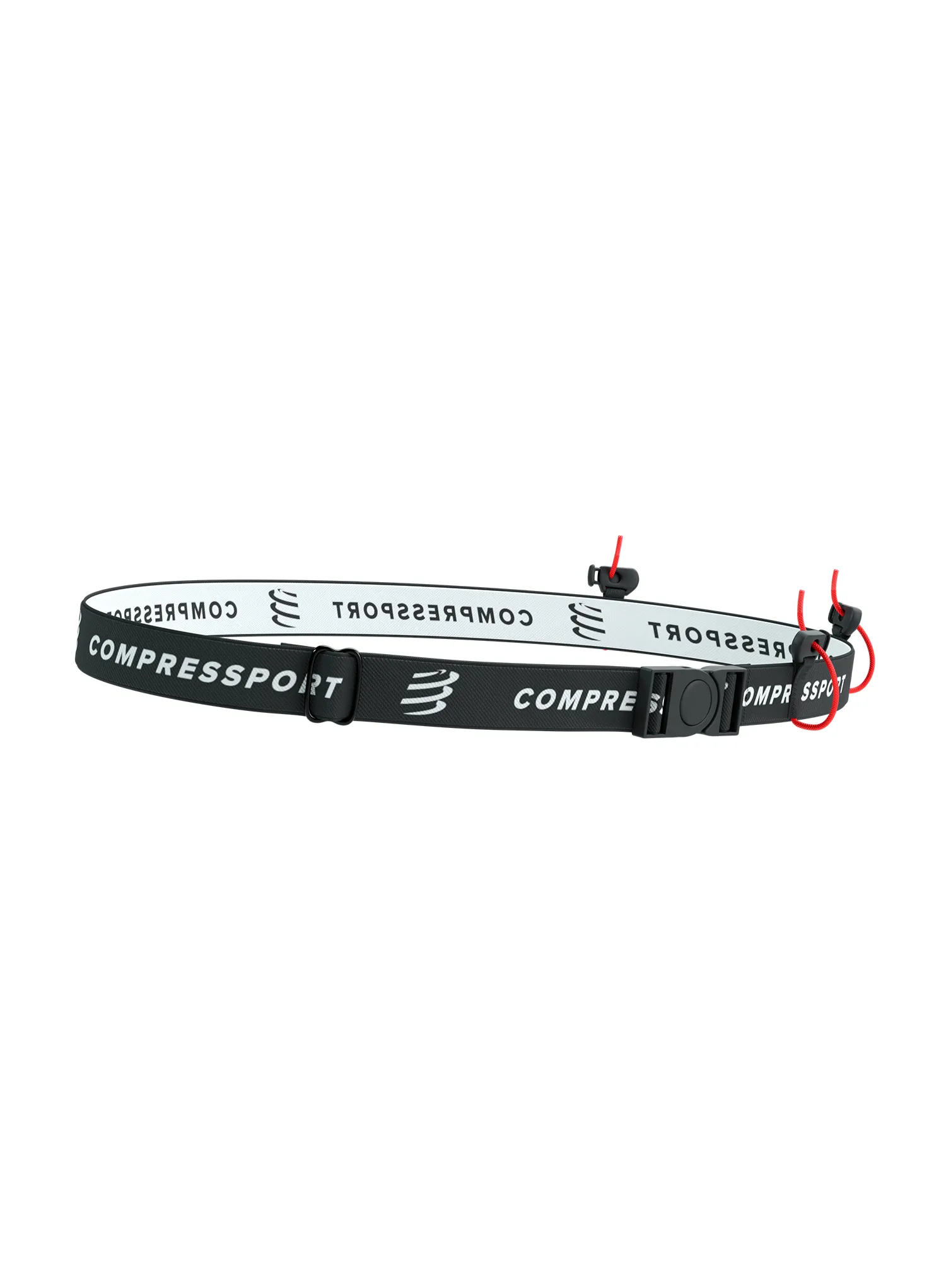 Tekaški pas Compressport Race Belt - black/black