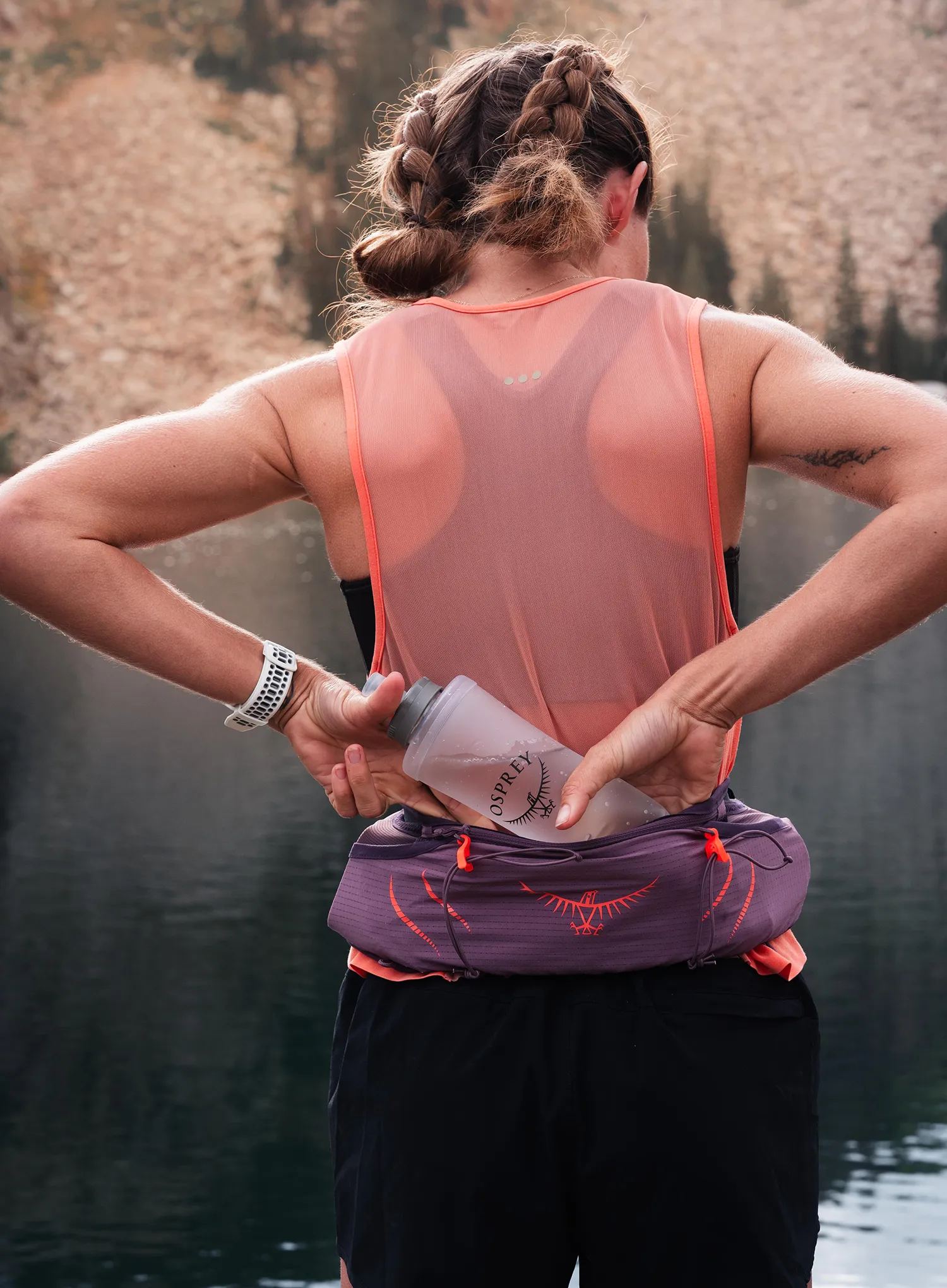 Tekaški pas Osprey Duro Dyna Pro Belt - purple dusk