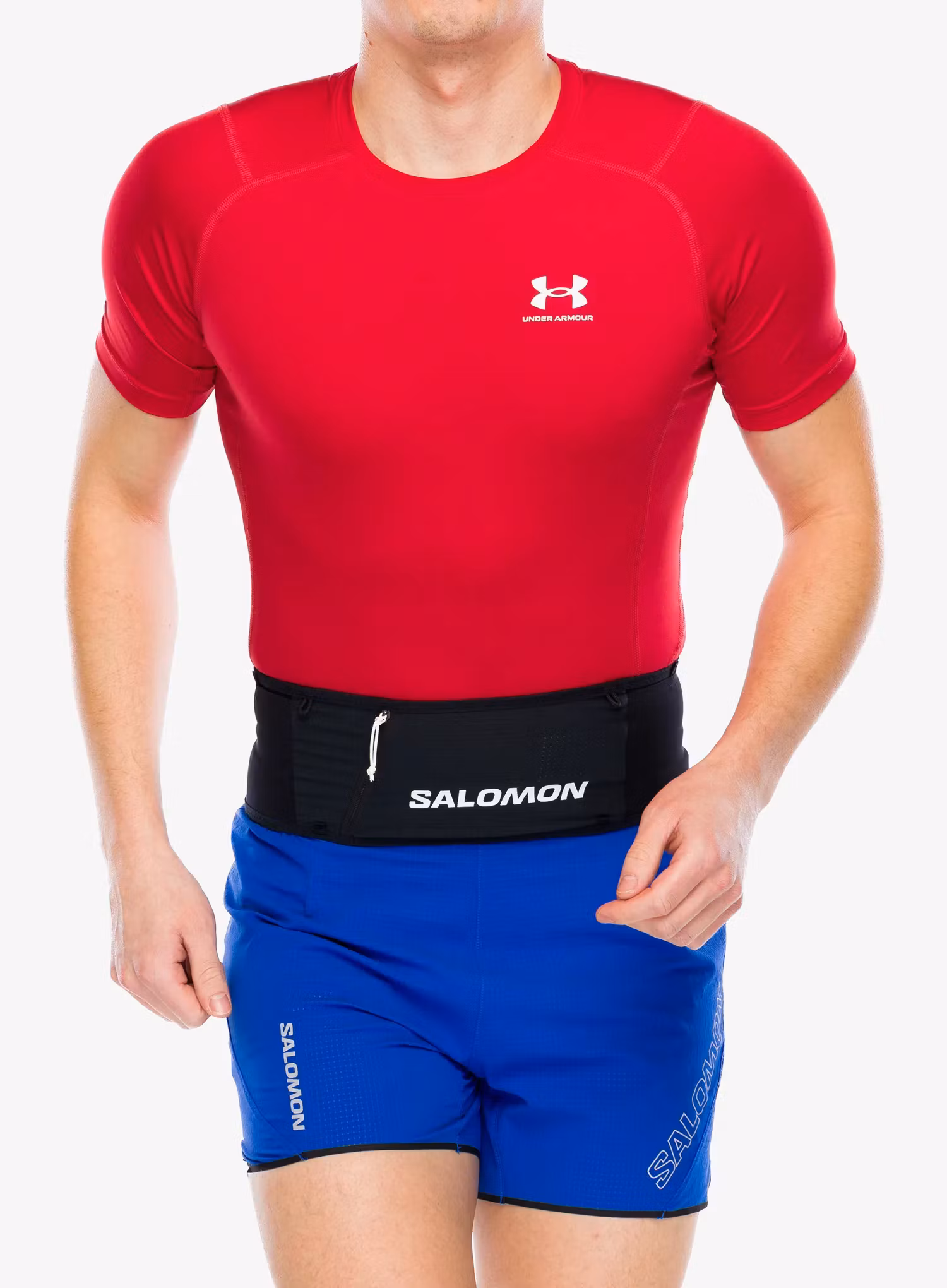 Tekaški pas Salomon S/Lab Belt - black/white