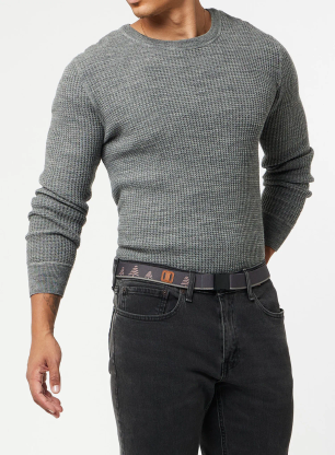 Pas za hlače Arcade Blackwood Slim - charcoal/blush