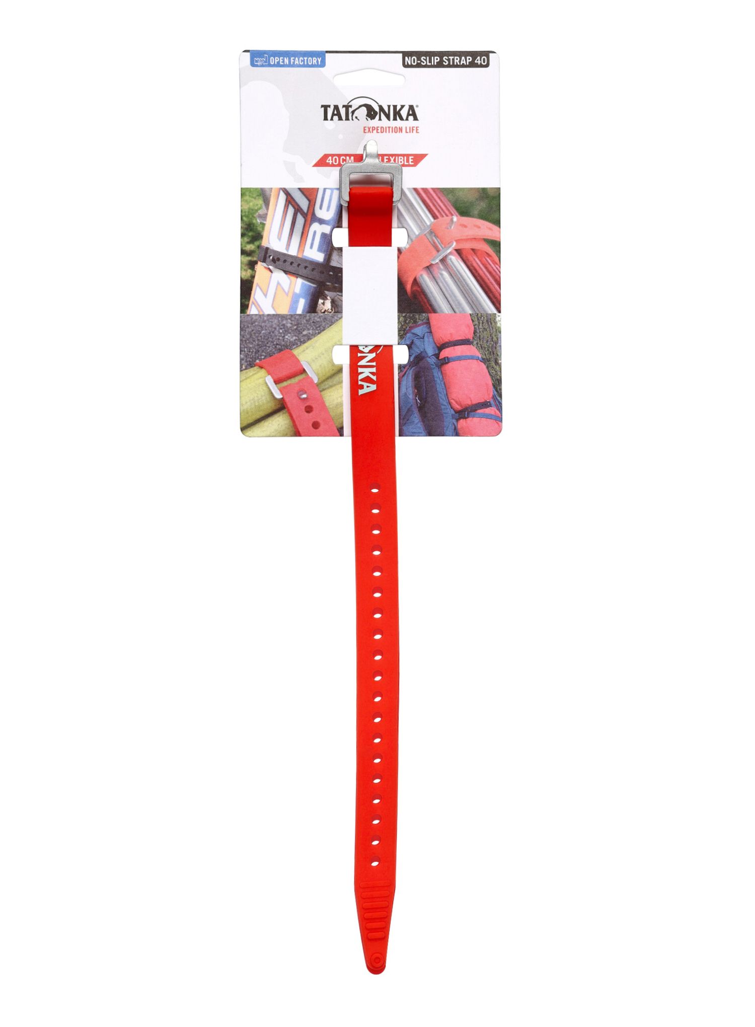 Trak za smuči Tatonka No-Slip Strap 40cm Pair - red orange