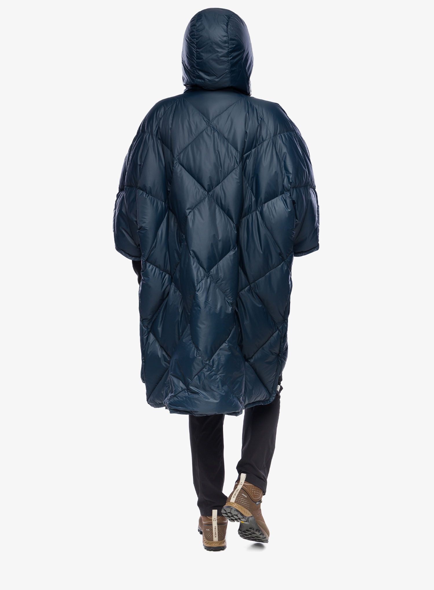 Dežni plašč Therm a Rest Honcho Poncho Down - outspace blue