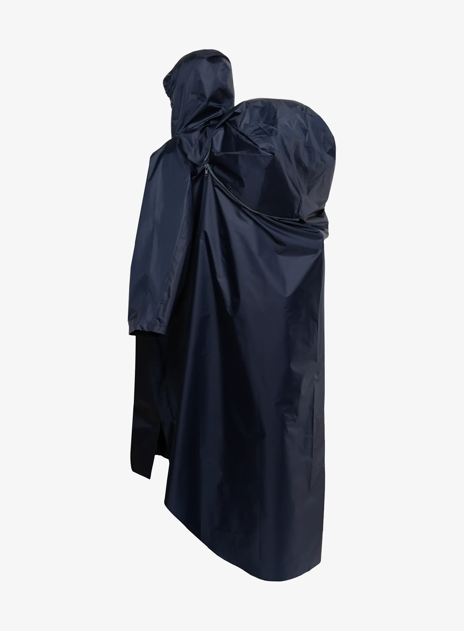 Dežni plašč Trekmates Deluxe Full Zip Poncho - navy