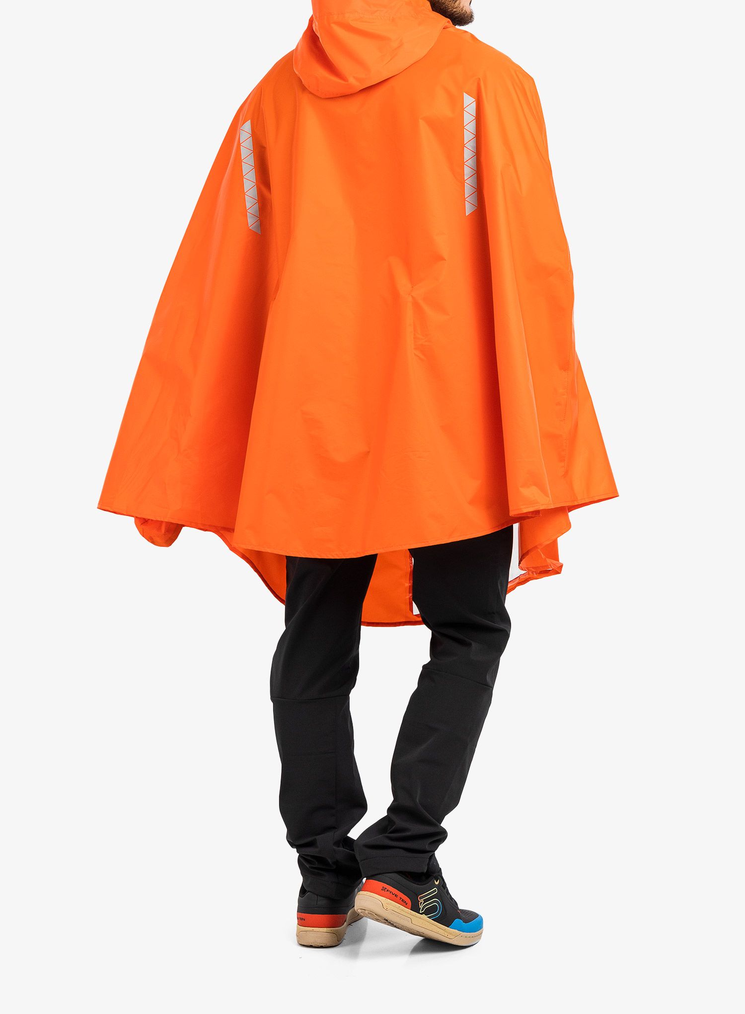 Dežni pončo Tatonka Bike Poncho - red orange