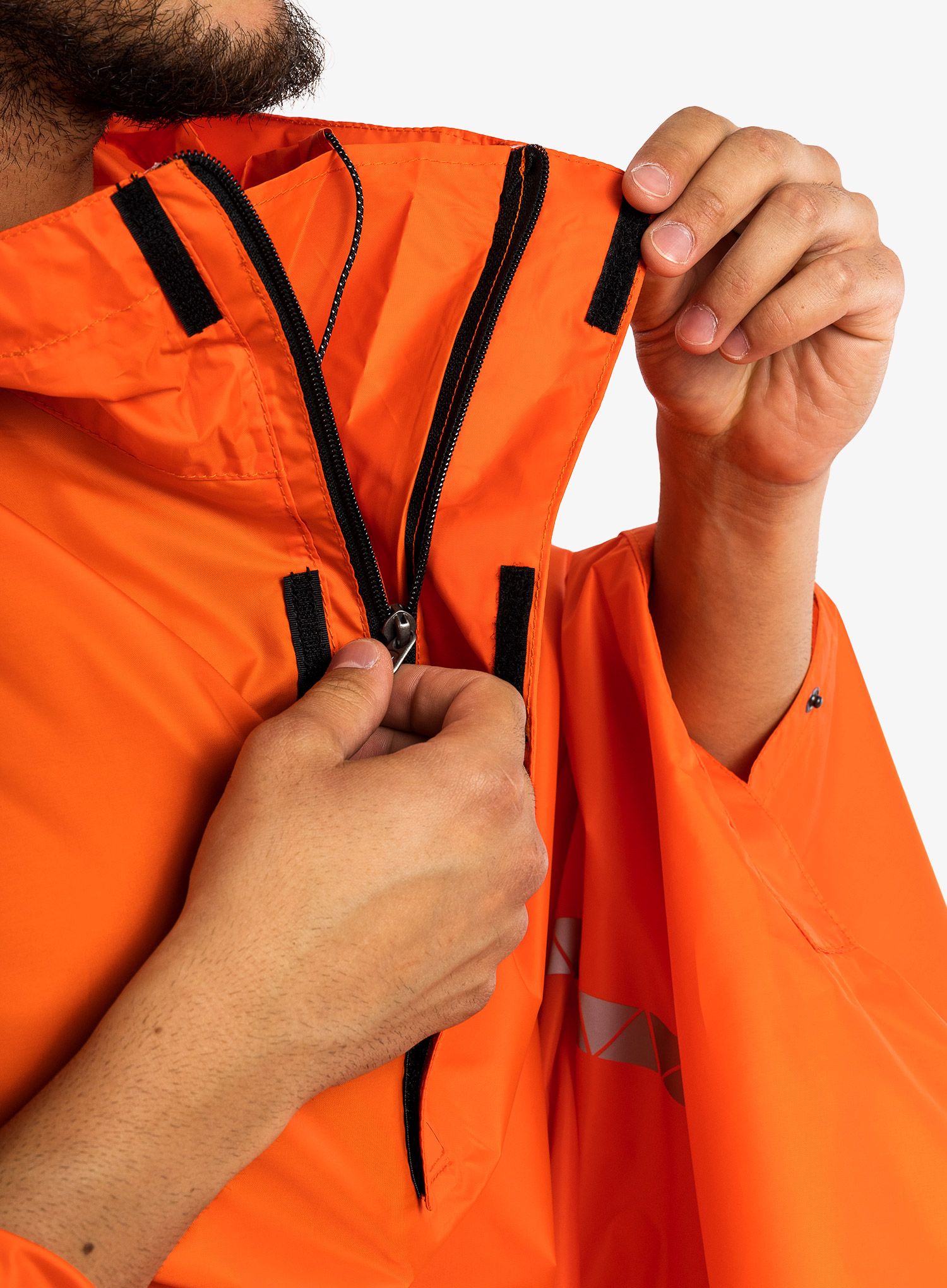 Dežni pončo Tatonka Bike Poncho - red orange