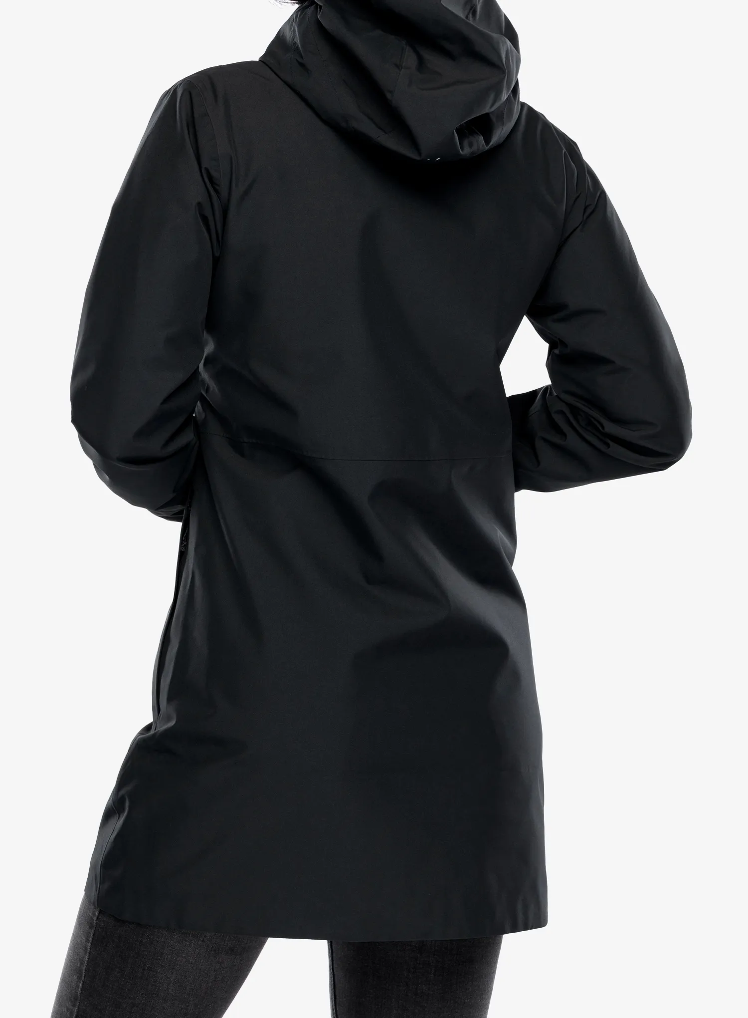 Ženska nepremočljiva jakna Berghaus Omeara Long Shell Jacket - black/black