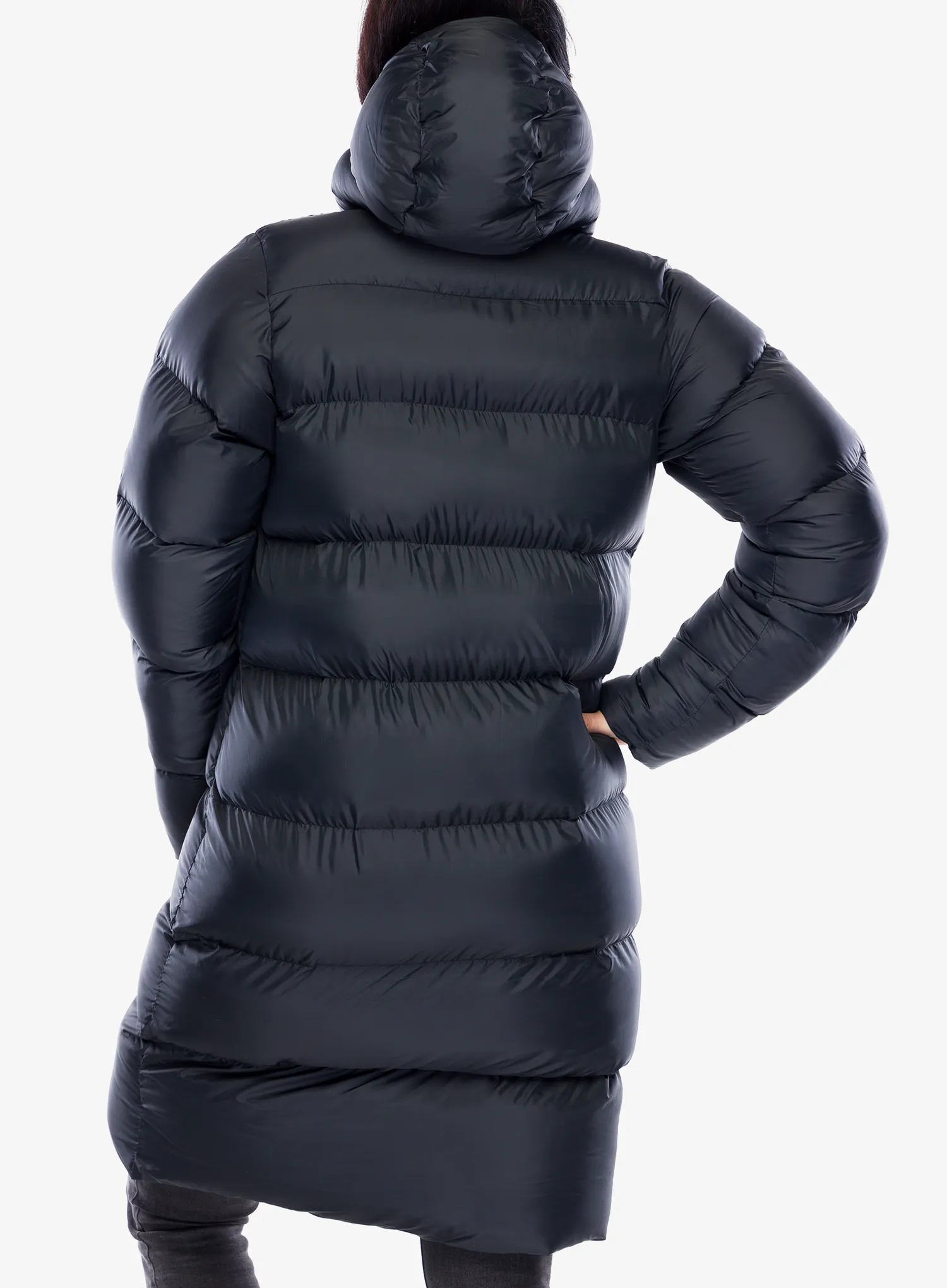 Ženski plašč Haglofs Long Mimic Parka - true black