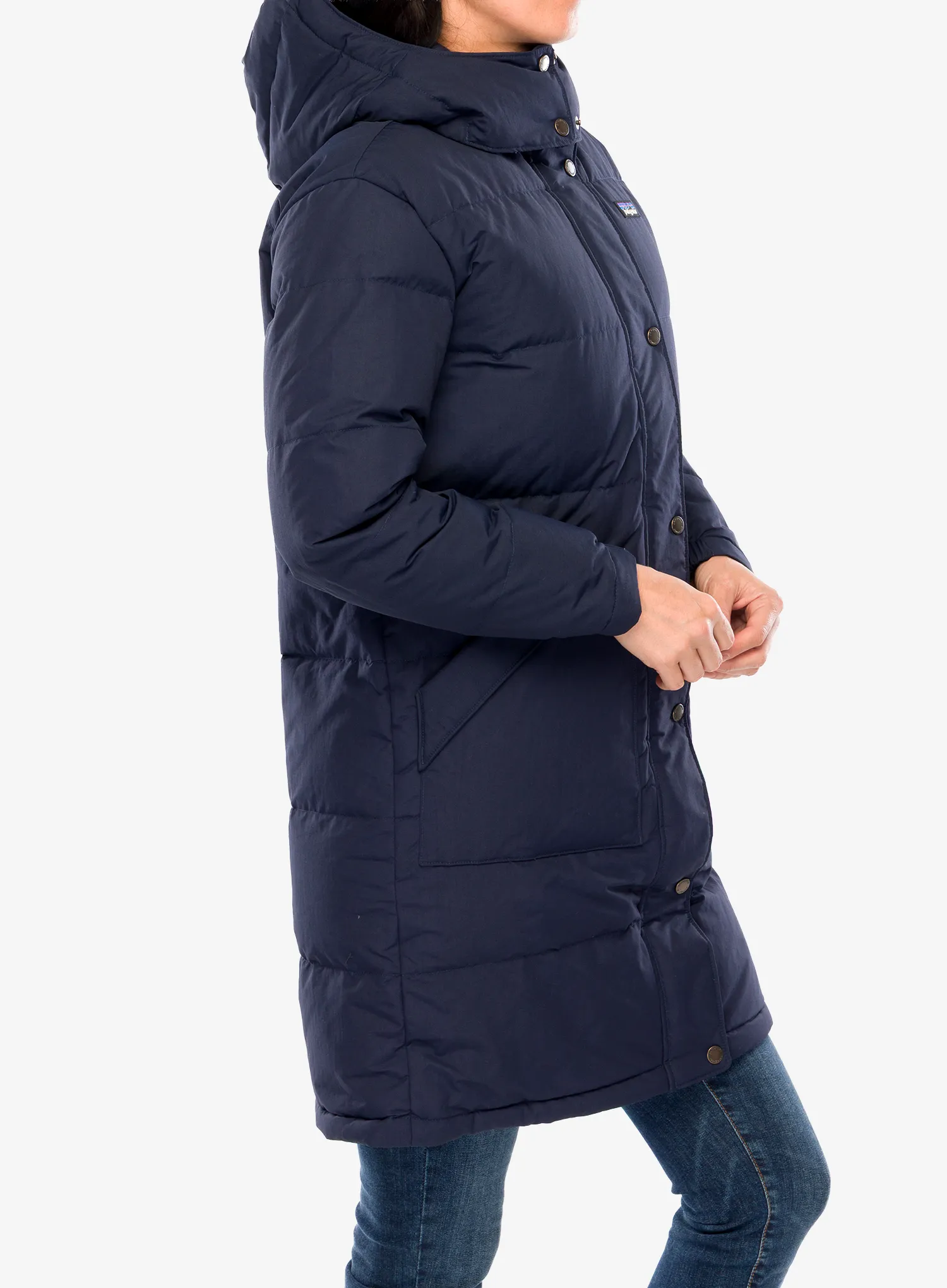 Ženski plašč Patagonia Downdrift Parka - sunken blue