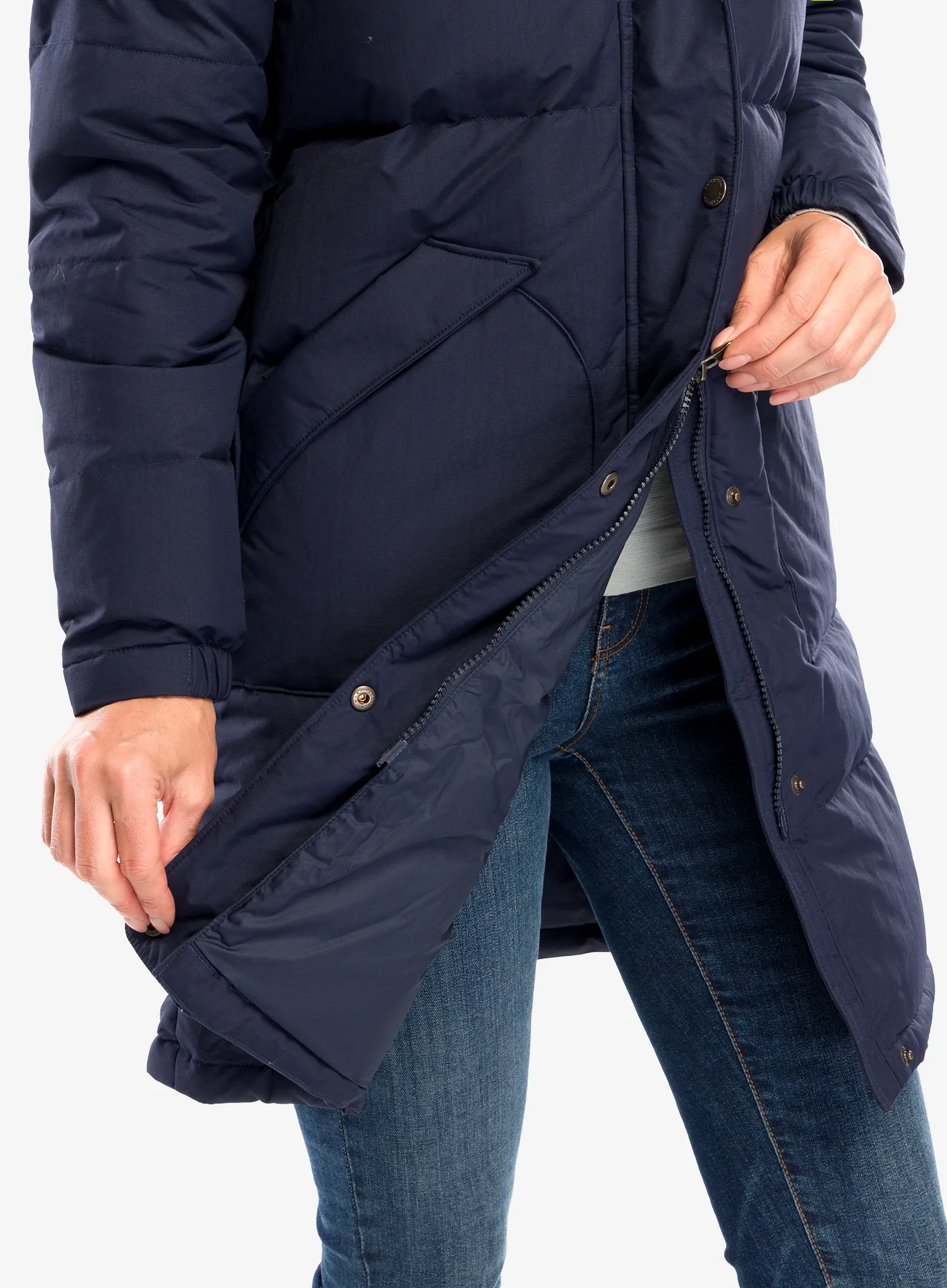 Ženski plašč Patagonia Downdrift Parka - sunken blue