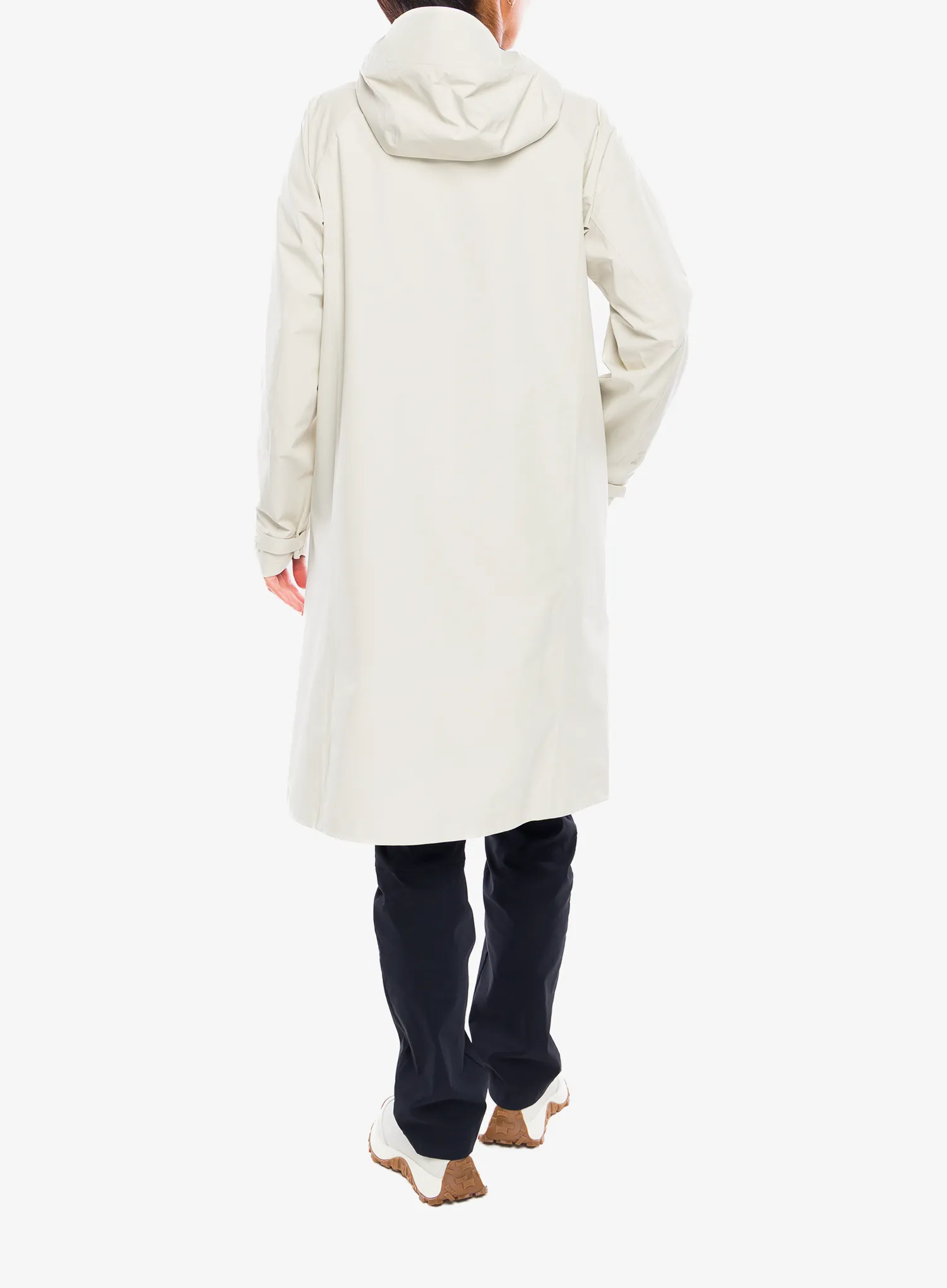 Ženski plašč Peak Performance Treeline Shell Parka - sand fog