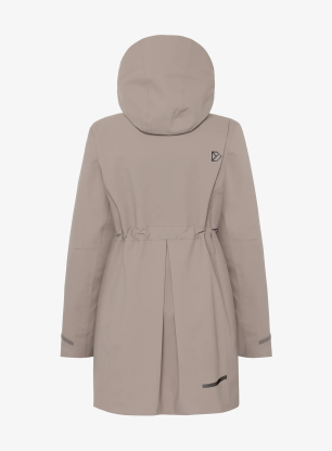 Ženska nepremočljiva jakna Didriksons Bea Parka 6 - ash brown