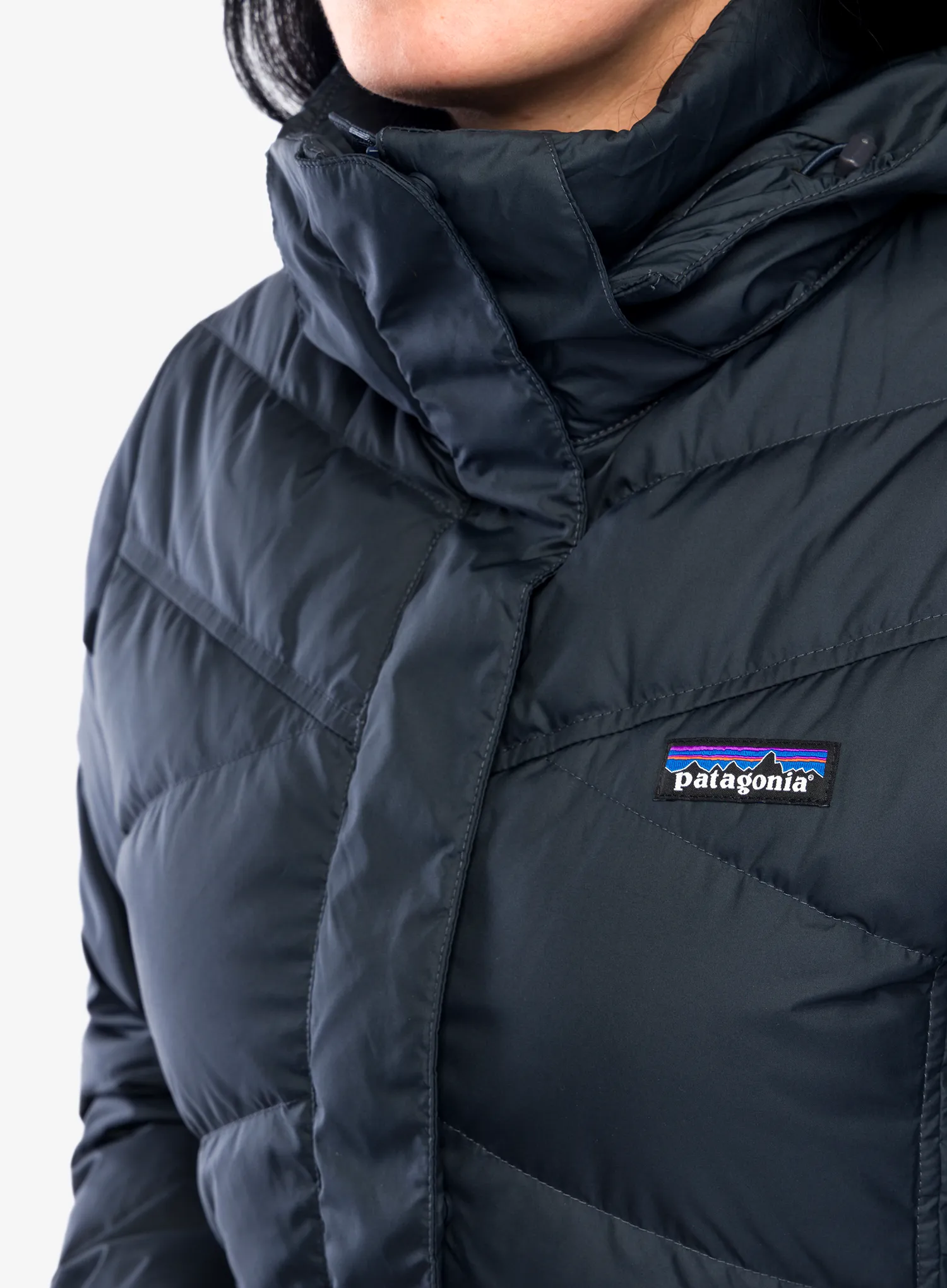 Puhast plašč Patagonia Down With It Parka - smolder blue