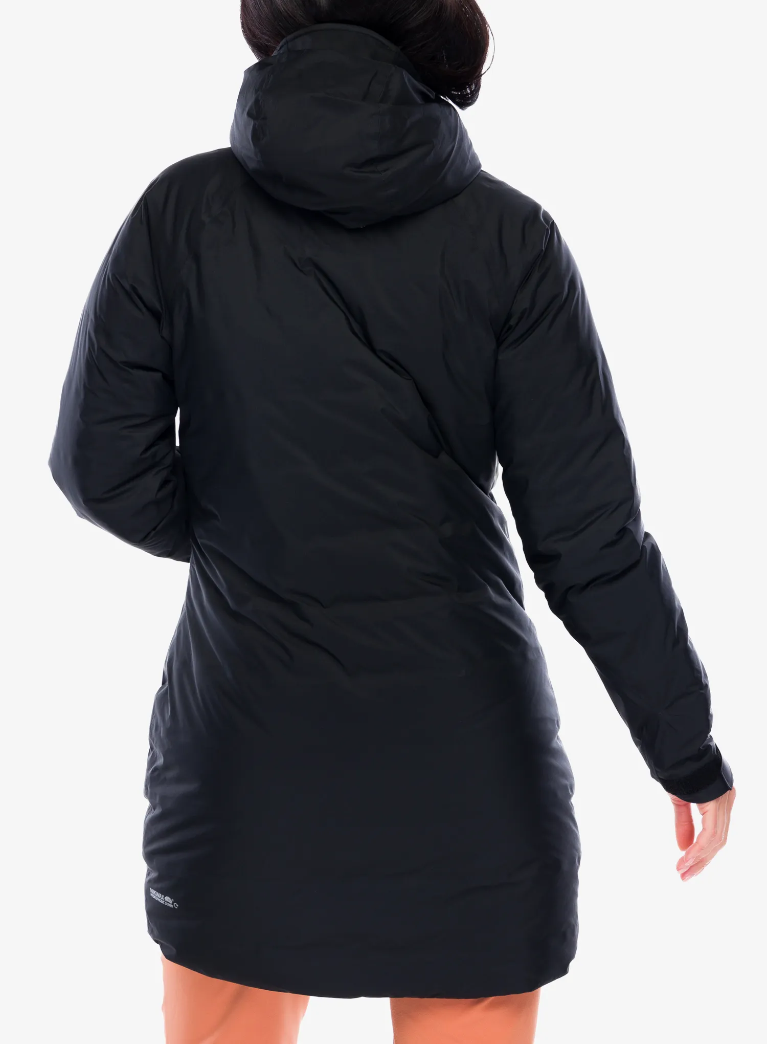 Puhast plašč Rab Valiance Parka - black