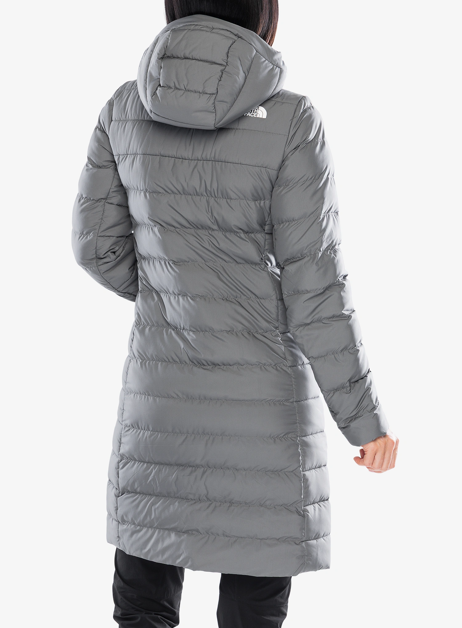 Puhast plašč The North Face Aconcagua Parka - smoked pearl