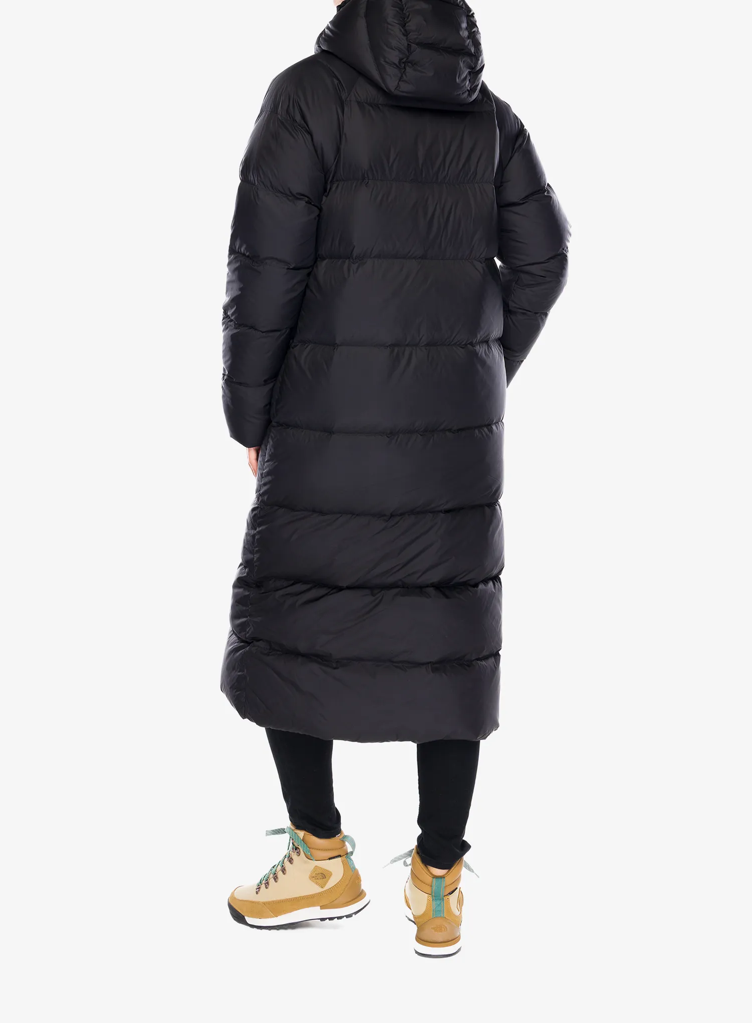 Puhast plašč The North Face Hydrenalite City Long Down Hooded Parka - tnf black