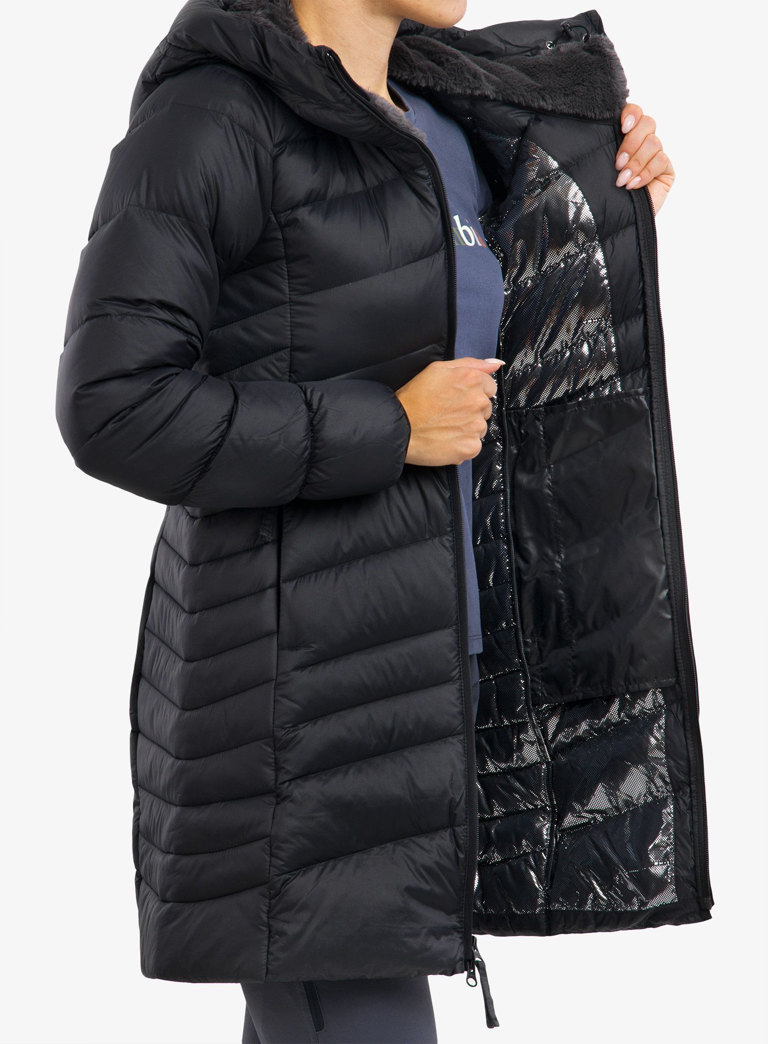 Puhast plašč Columbia Autumn Park Down Mid Jacket - black