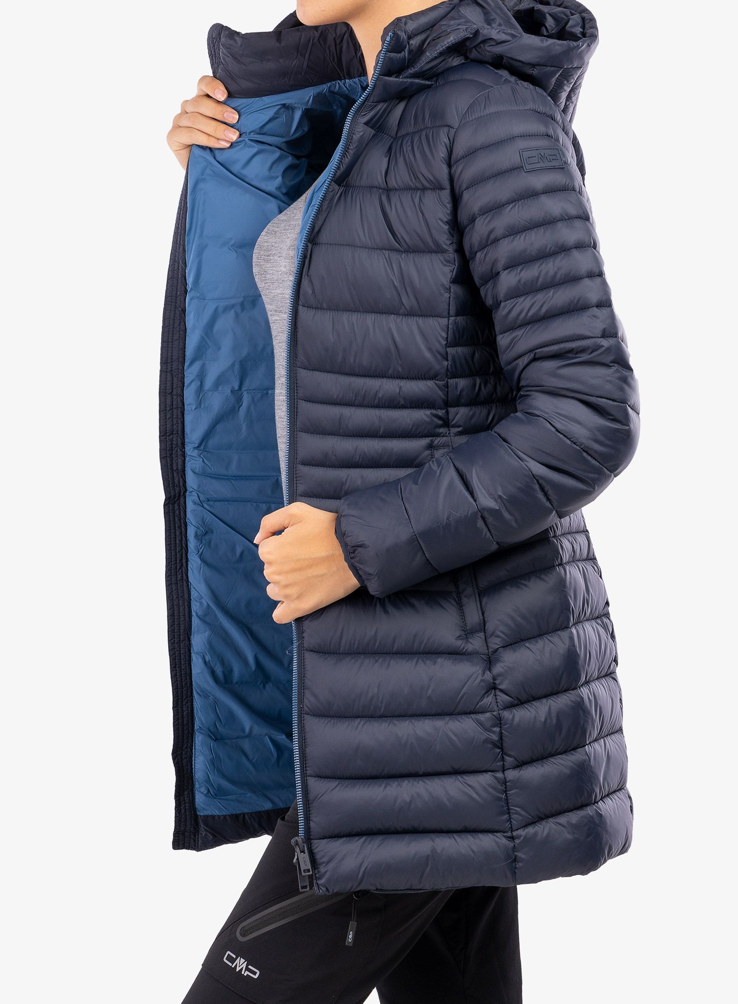 Ženski plašč CMP Willow Parka - b.blue/sea