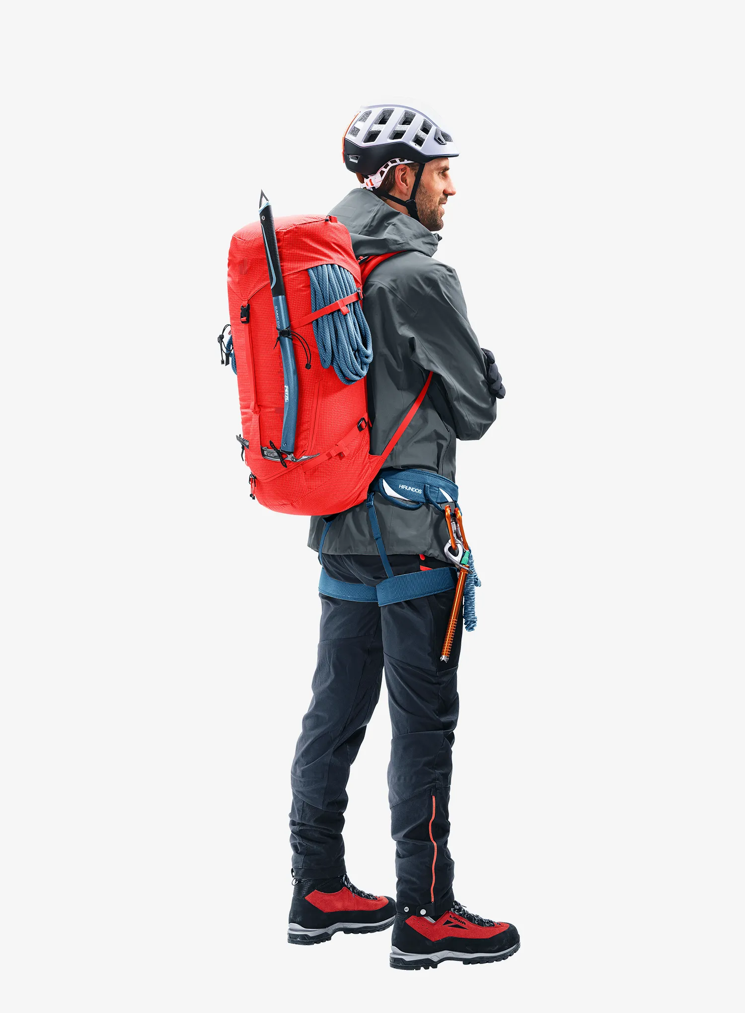 Alpinistični nahrbtnik Deuter Guide 34+6 - poppy/crimson