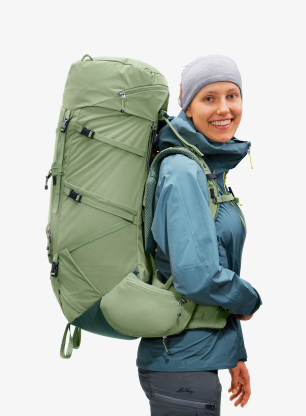 Ženski nahrbtnik Deuter Aircontact Core 55 + 10 SL - grove/ivy