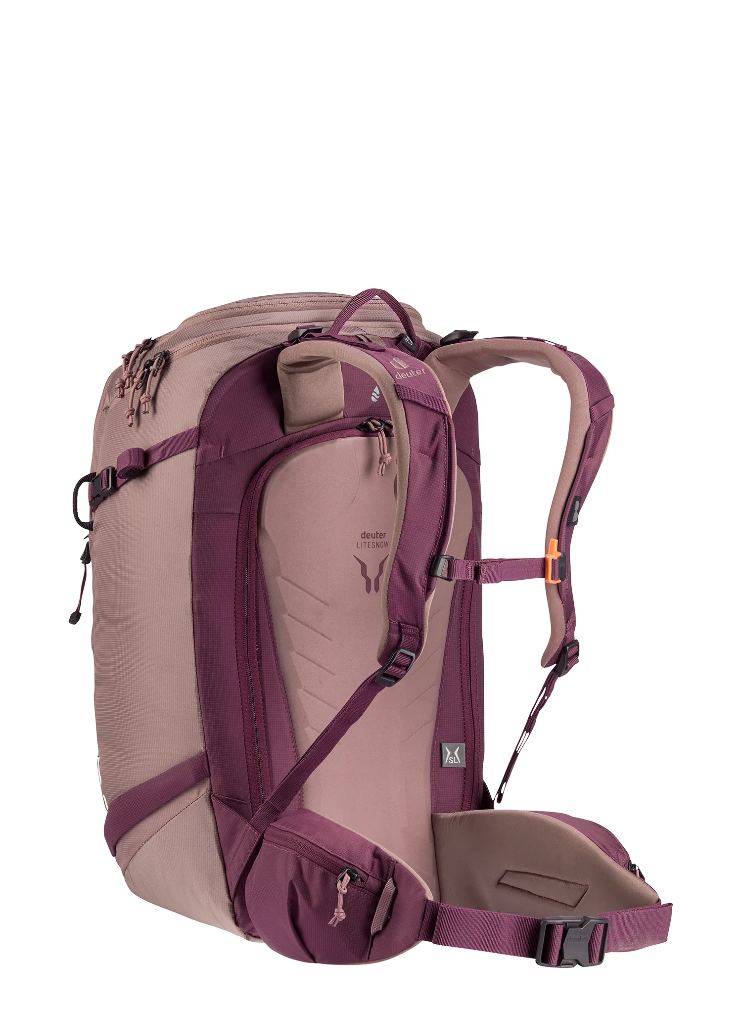 Ženski nahrbtnik Deuter Freerider Pro 30+10 SL - ashrose/cassis