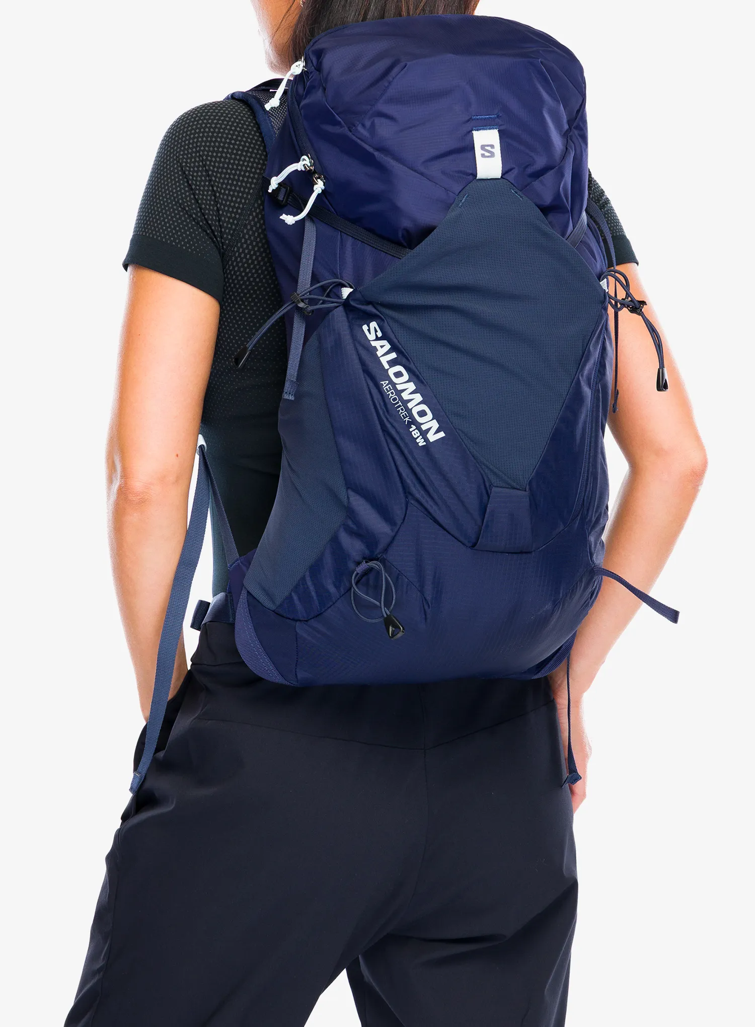 Ženski nahrbtnik Salomon Aerotrek 18 - maritime blue/mood/blue