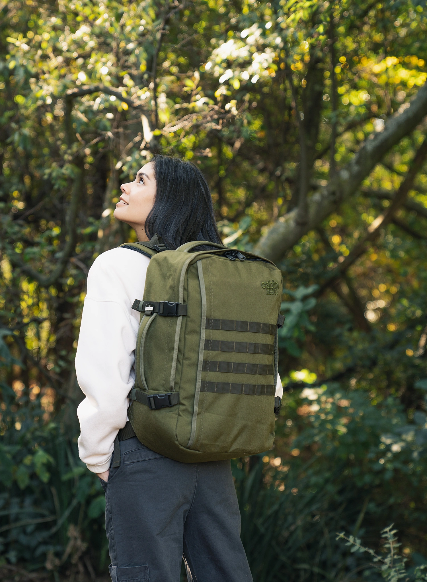Nahrbtnik za letalo CabinZero Military Backpack 36 L - military green