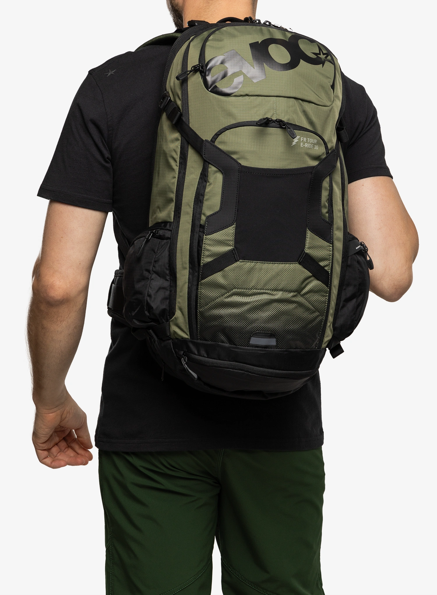 Enduro nahrbtnik Evoc FR Tour E-Ride 30 - dark olive/black