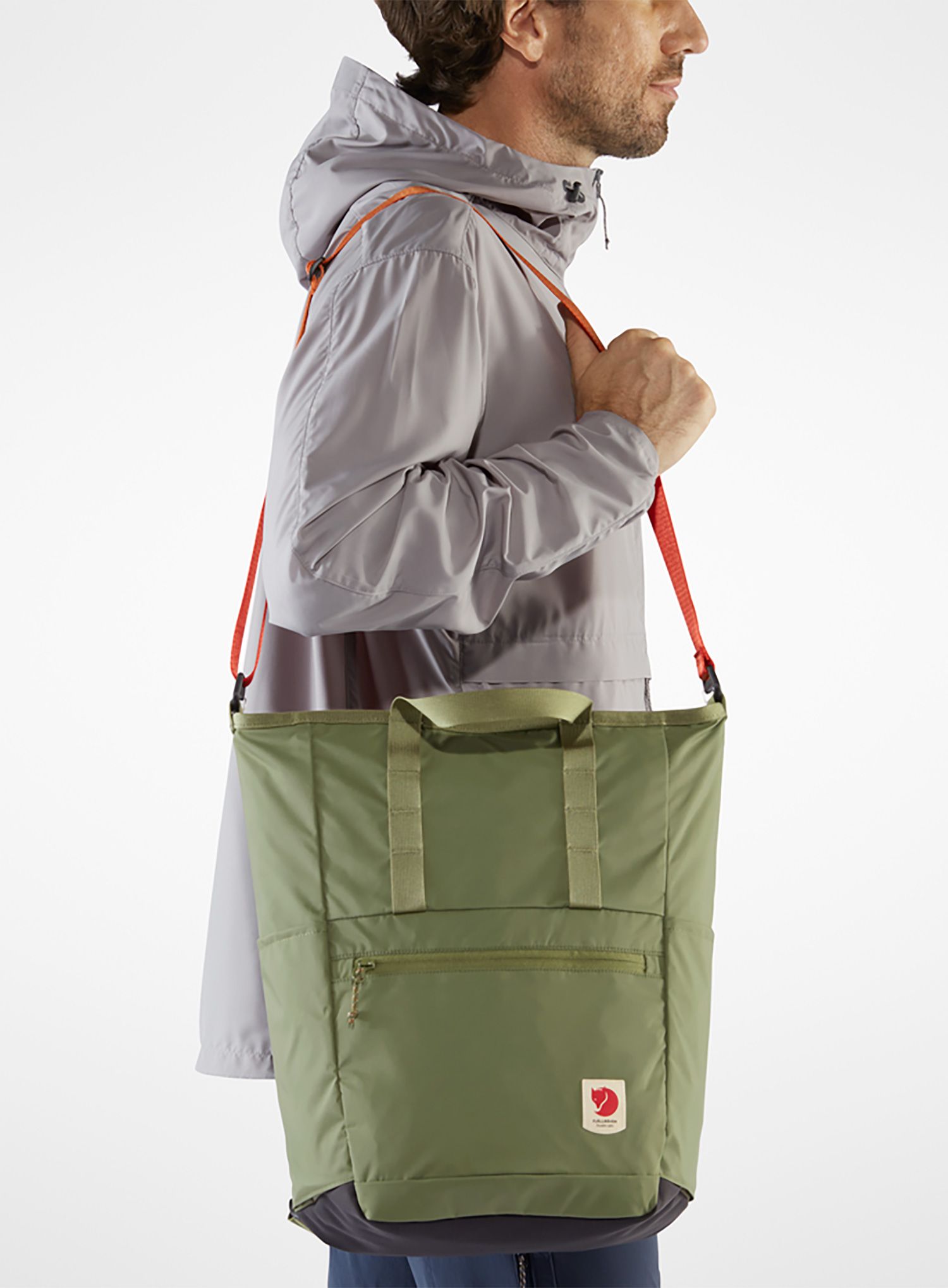 Nahrbtnik za prenosnik Fjallraven High Coast Totepack - green