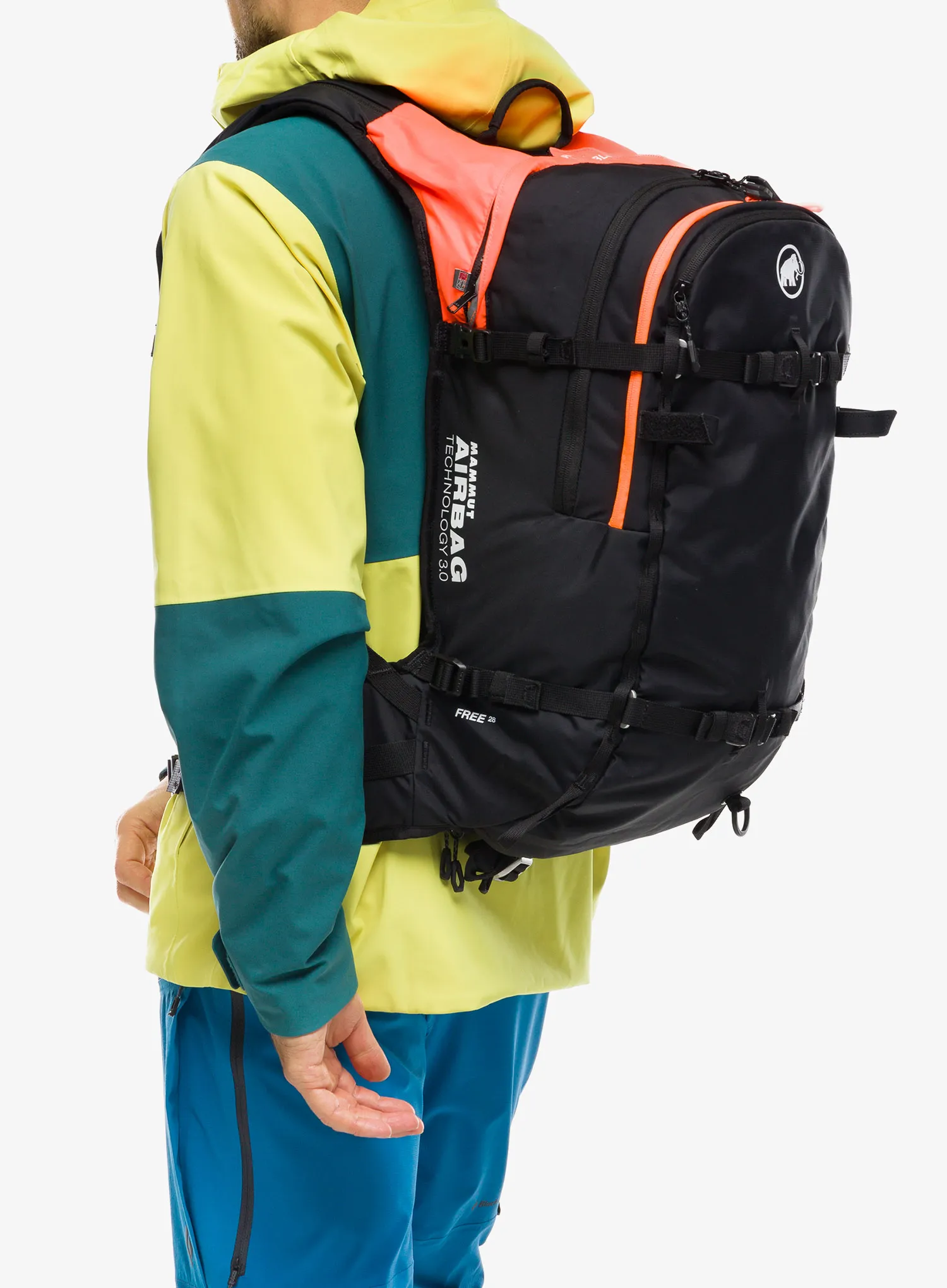 Lavinski nahrbtnik Mammut Free 28 Removable Airbag 3.0 - black