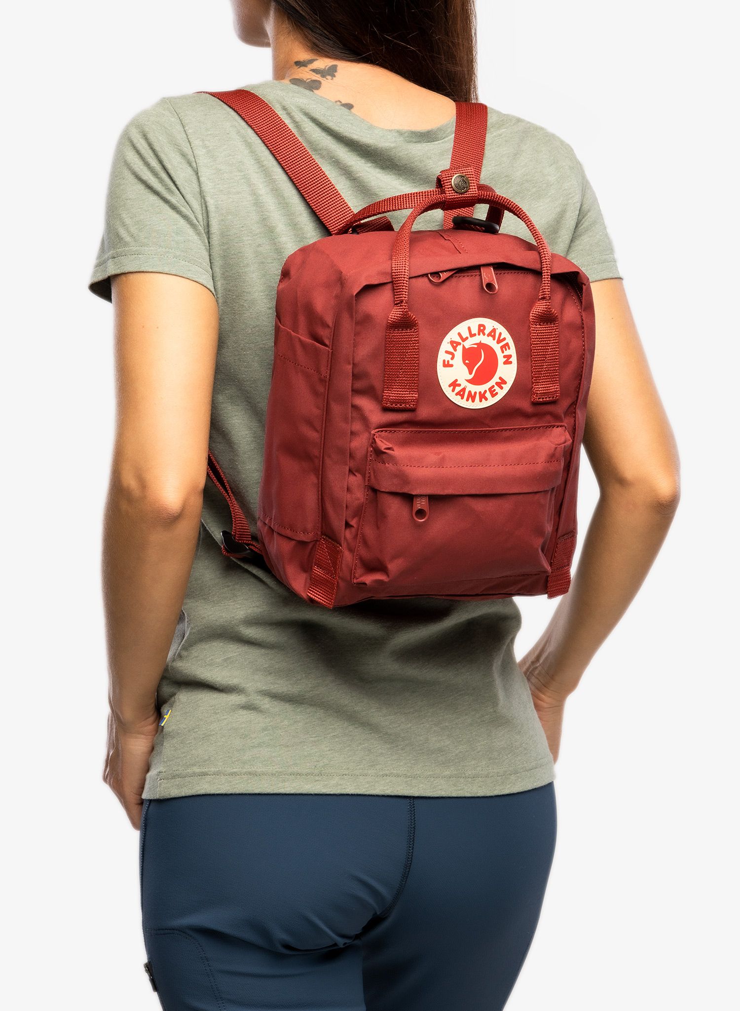 Mestni nahrbtnik Fjallraven Kanken Mini - ox red