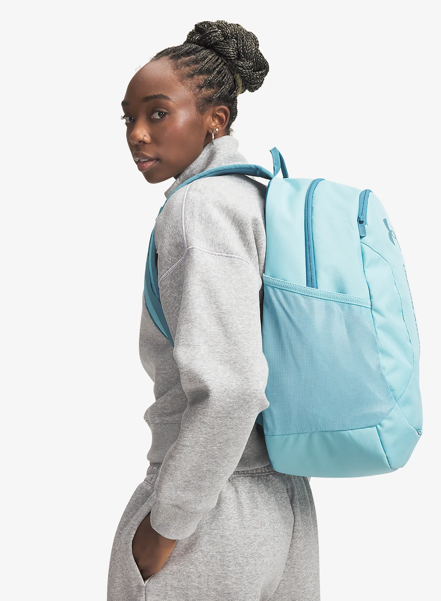 Mestni nahrbtnik Under Armour Hustle Lite Backpack - blue haze/boundless blue