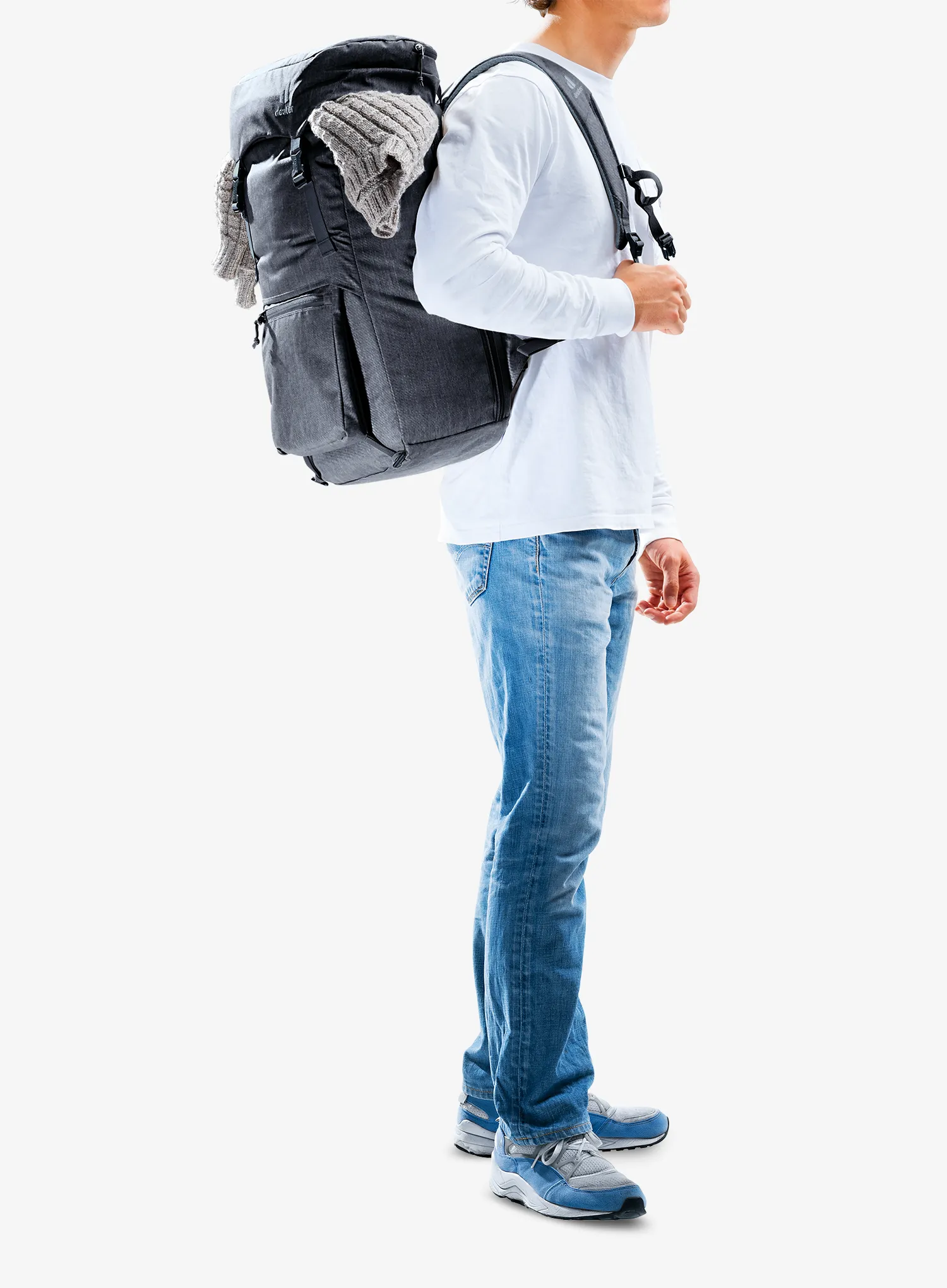 Nahrbtnik za prenosnik Deuter Walker 24 - black/black