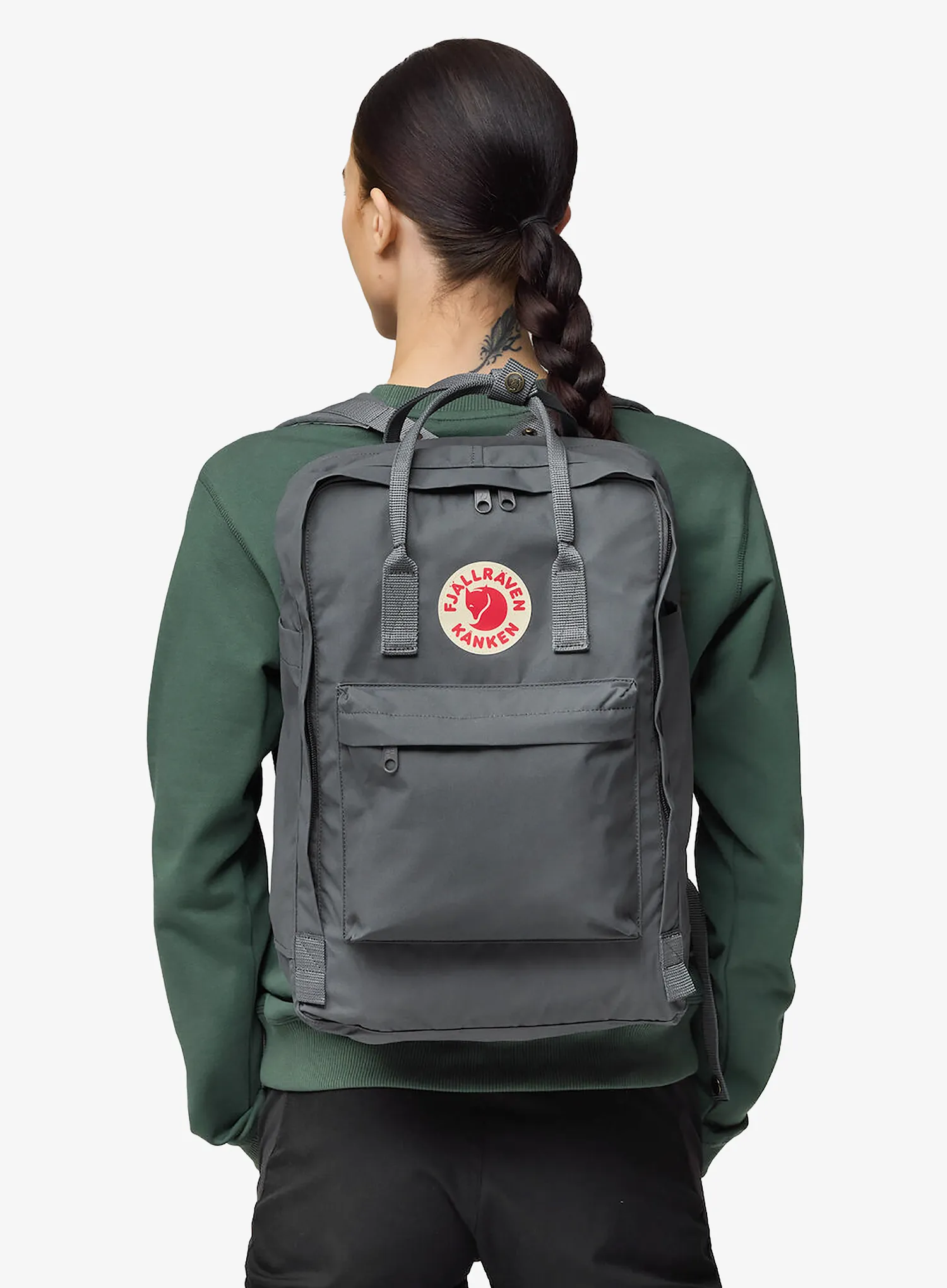 Nahrbtnik za prenosnik Fjallraven Kanken Laptop 17 - super grey