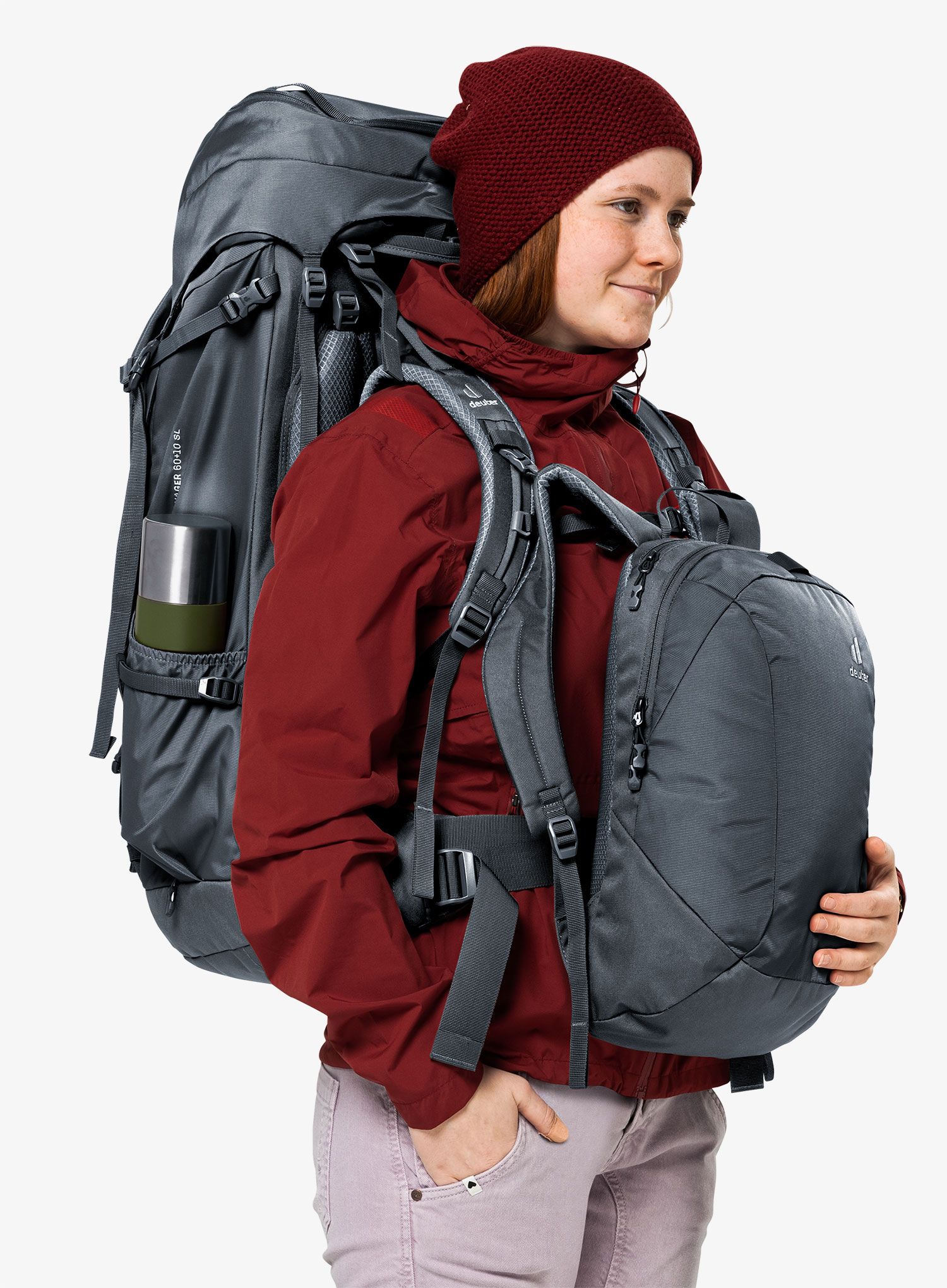 Ženski potovalni nahrbtnik Deuter Voyager 60+10 SL - black