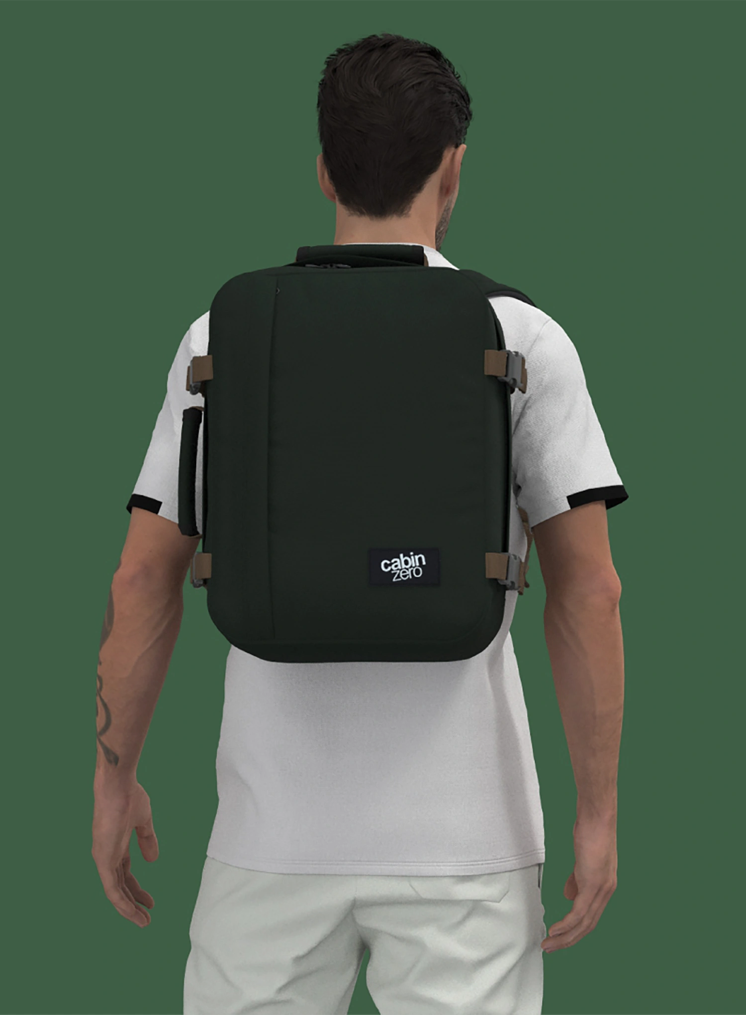 Potovalni nahrbtnik za letalo CabinZero Classic 28 L - black sand